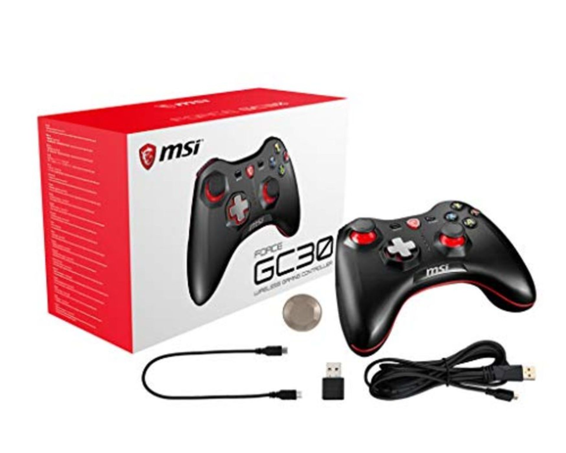 [INCOMPLETE] MSI FORCE GC30 Wireless Pro Gaming Controller PC and Android 'PC and Andr