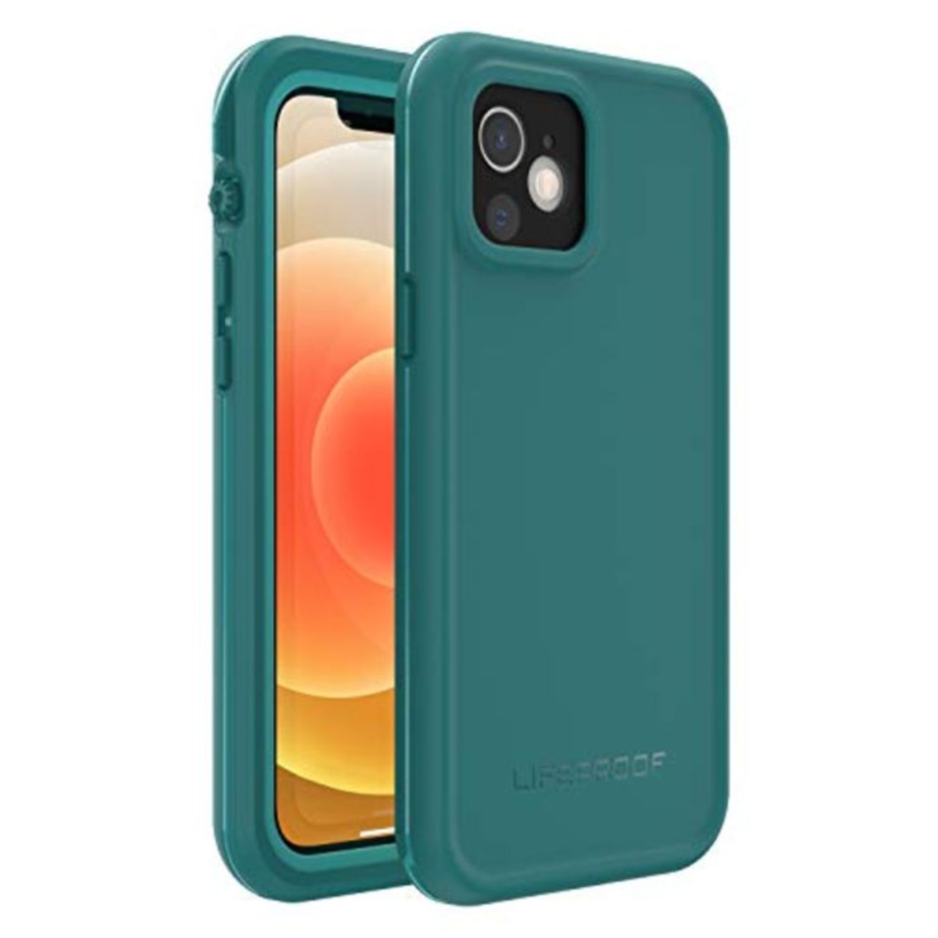 RRP £60.00 LifeProof for iPhone 12, Waterproof Drop Protective Case, Fre Series, Blue