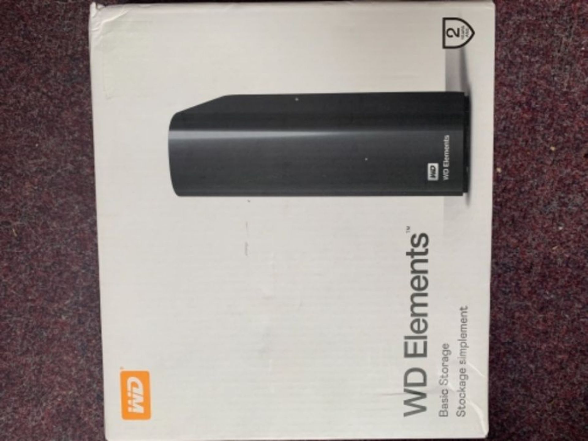 RRP £279.00 WD 4 TB Elements Desktop External Hard Drive - USB 3.0, Black - Image 2 of 3