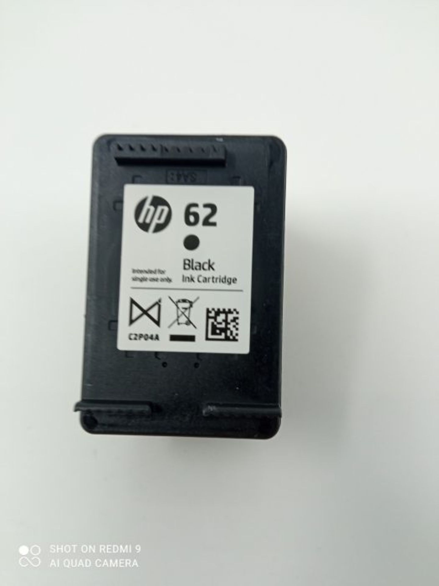 HP C2P04AE 62 Original Ink Cartridge, Black, Single Pack - Image 3 of 3