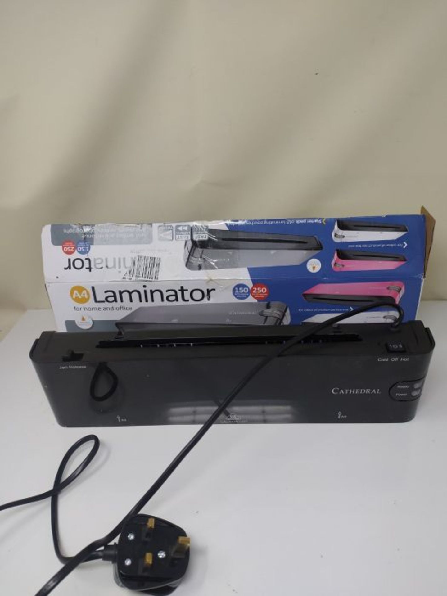 Cathedral LM400 A4 Laminating Machine - Black - Image 2 of 2