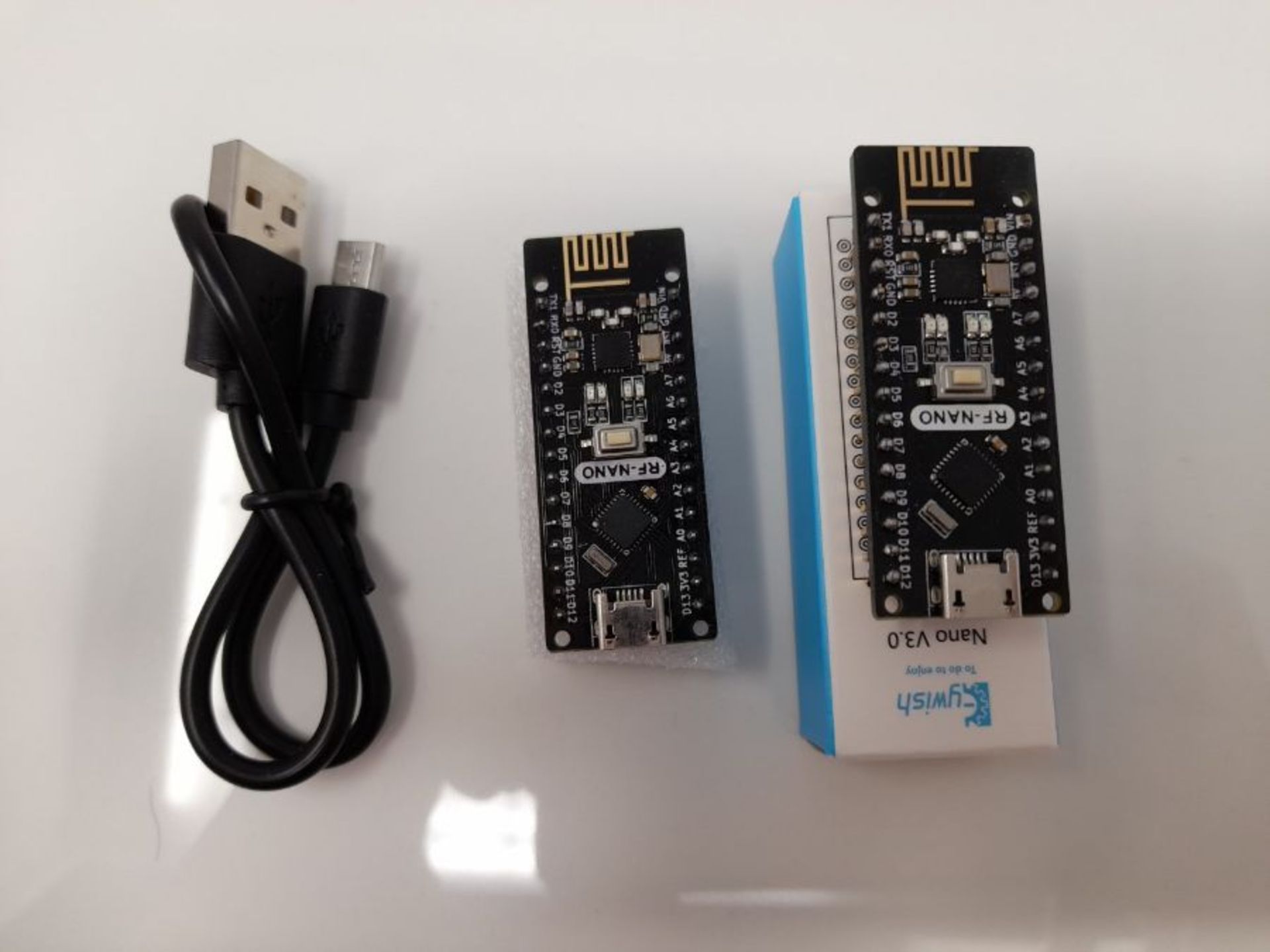 Keywish RF-Nano for Arduino Nano V3.0 Mirco USB Board Integrate nRF24L01 Wireless Modu