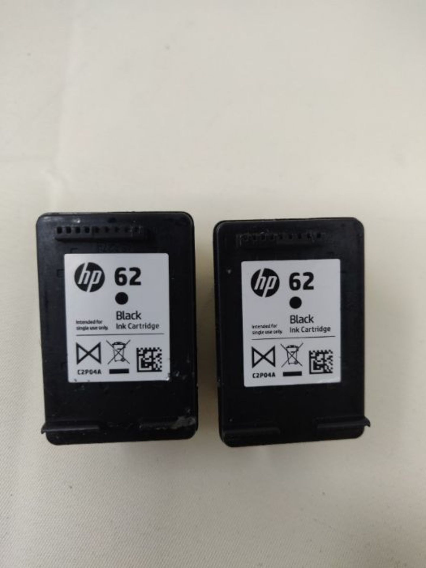 HP 62 | 2 Ink Cartridges | Black | C2P04AN - Image 2 of 2