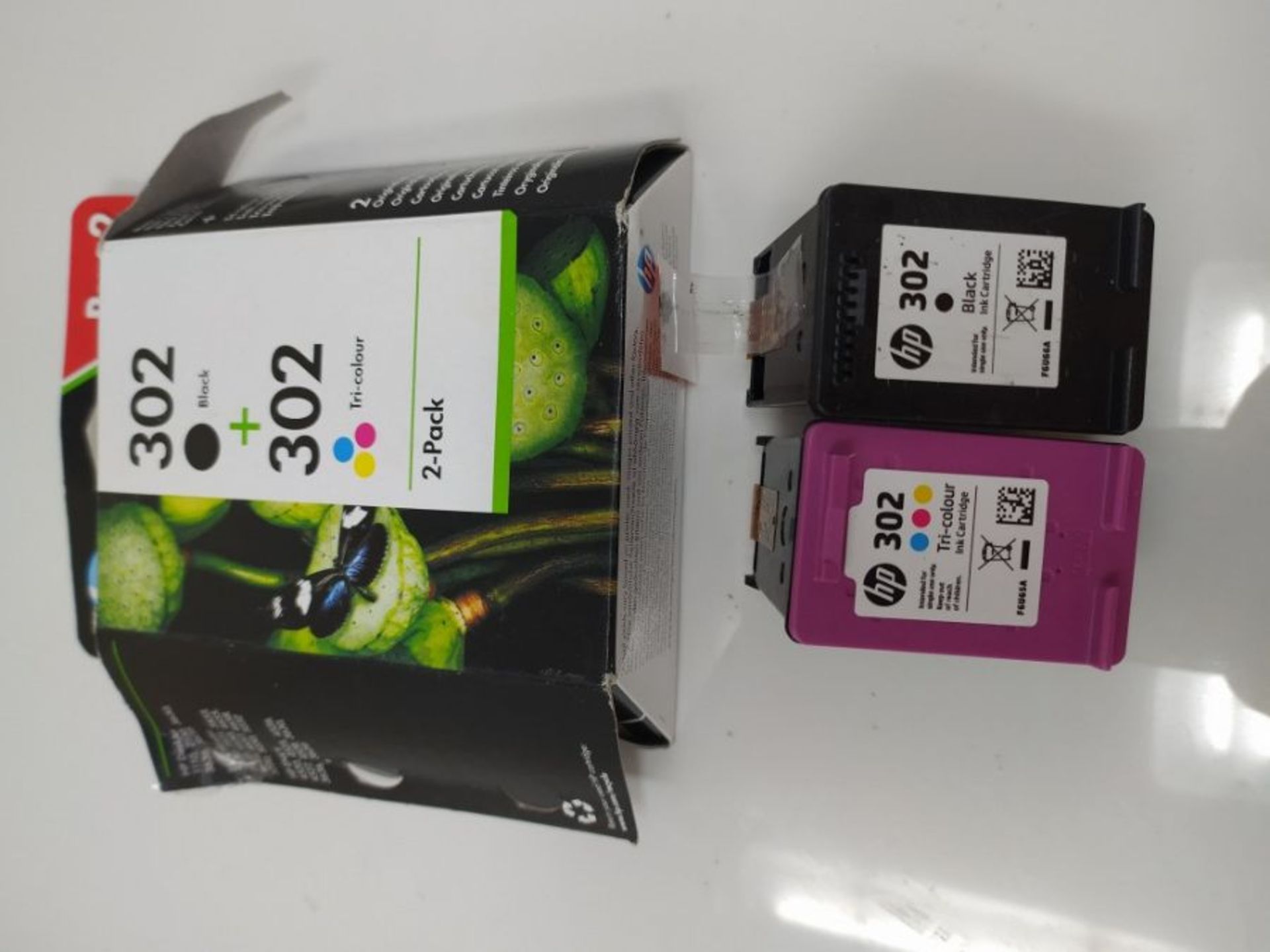 HP X4D37AE 302 Original Ink Cartridges, Black and Tri-colour, Multipack - Image 2 of 2