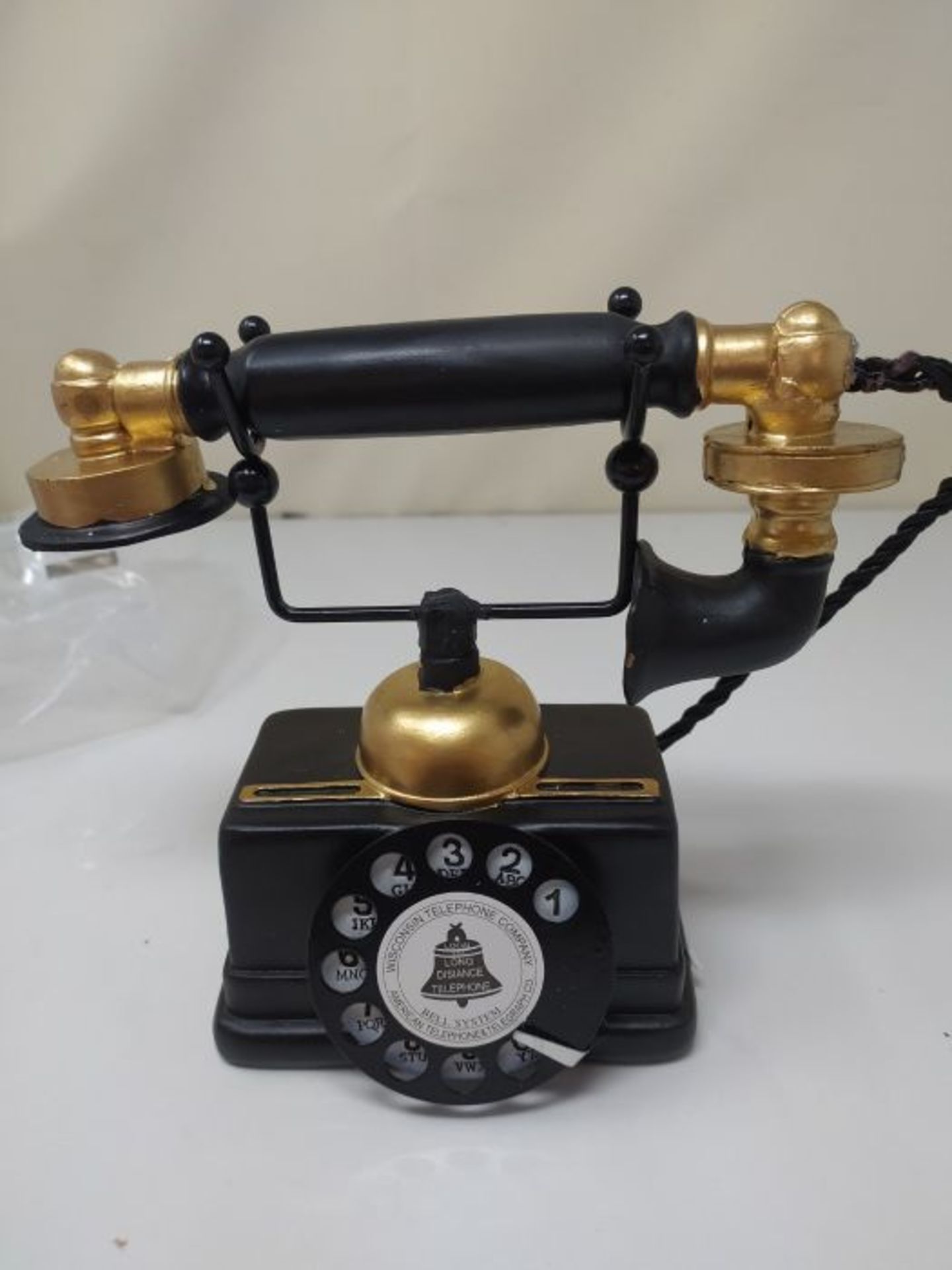Retro Landline Phone,Vintage Antique Phone Wired Corded Landline Telephone Home Desk D - Image 2 of 2