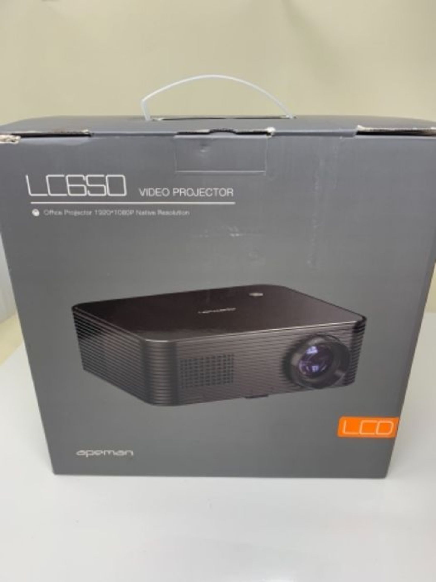 RRP £129.00 APEMAN Projector, Native 1080P Full HD Video Projector, Support 4K Movie, Electronic K