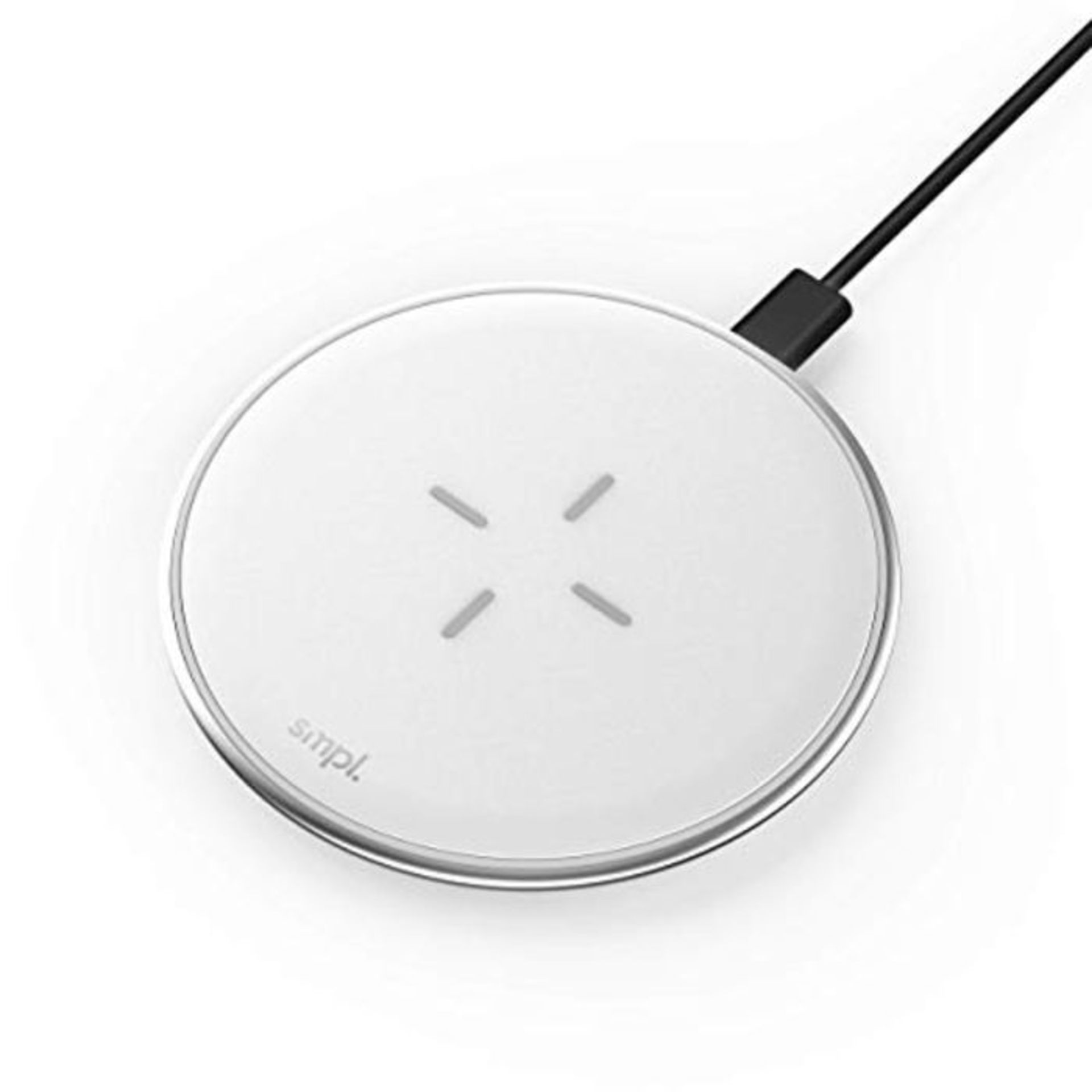 Smpl Fast Wireless Charger - 10W Wireless Charging Pad, Compatible with iPhone 12/12 P