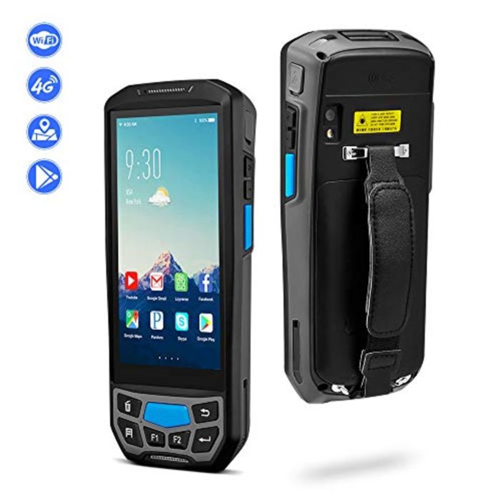 RRP £390.00 [Warehouse Scanner] Rugged Handheld Barcode Scanner Mobile Computer IP65 with Android