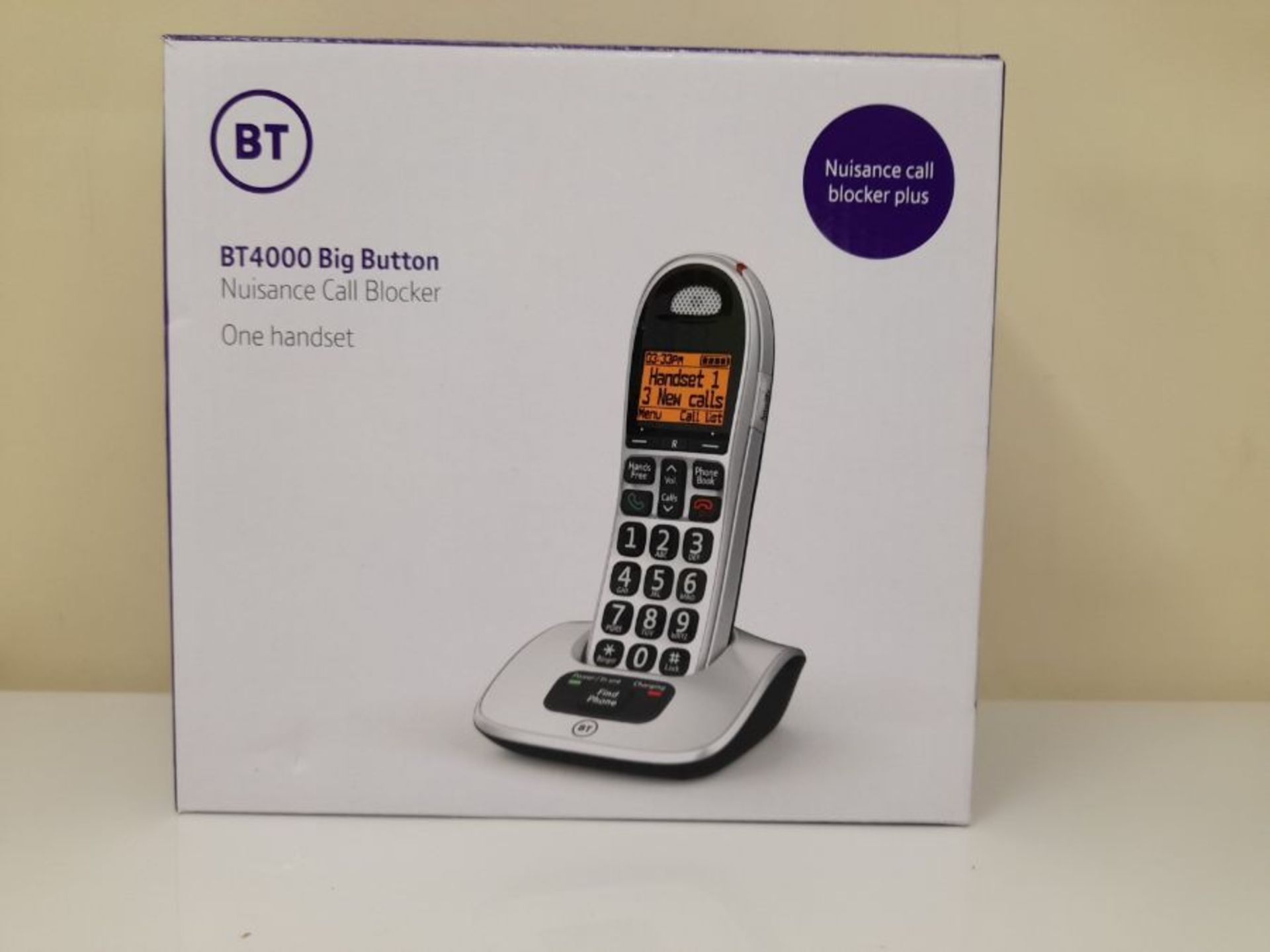 BT 4000 Big Button Advanced Call Blocker Home Phone - Image 2 of 3