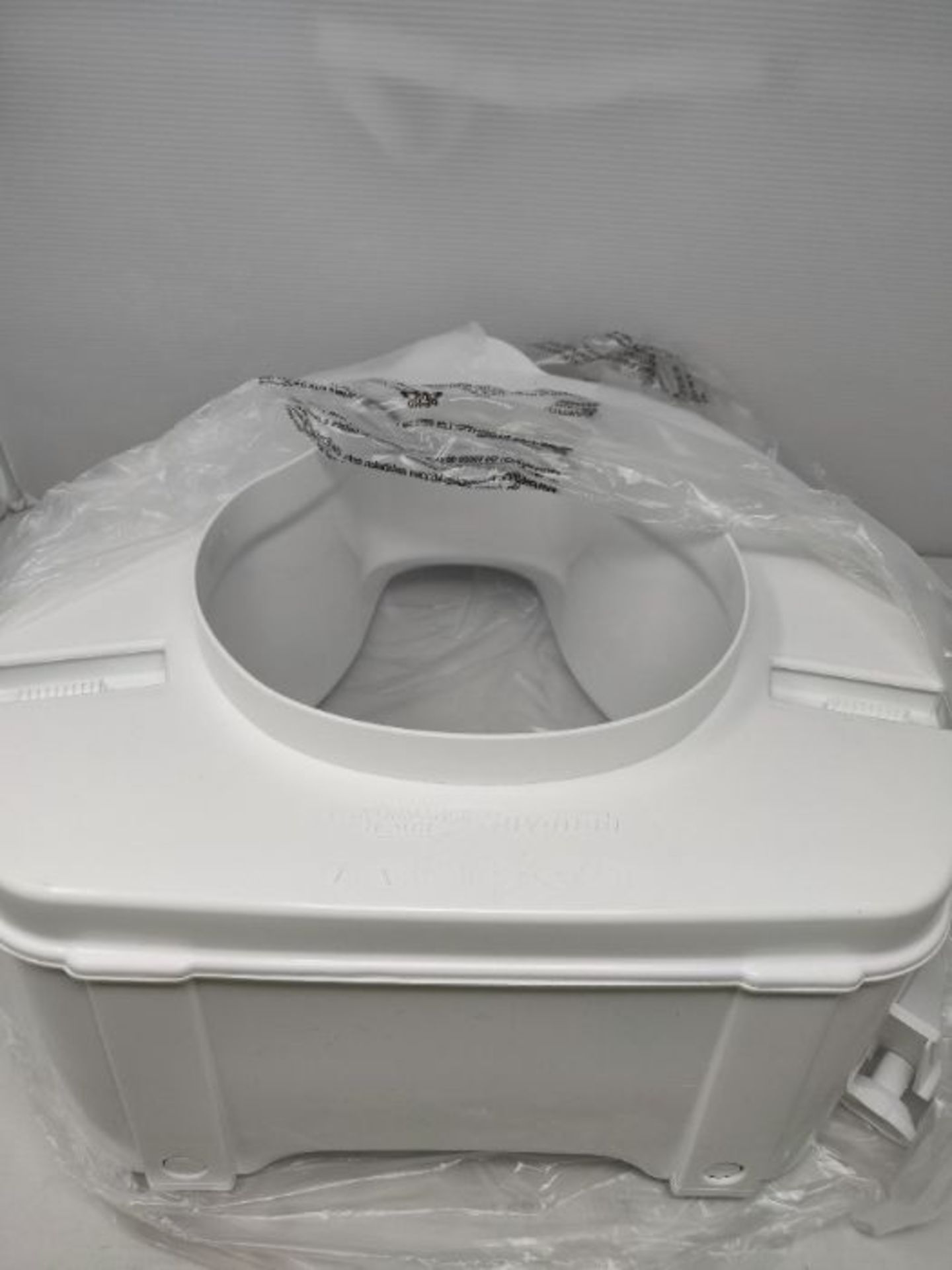 Homecraft Savanah Raised Toilet Seat without Lid, Elongated & Elevated Lock Seat Suppo - Image 2 of 2