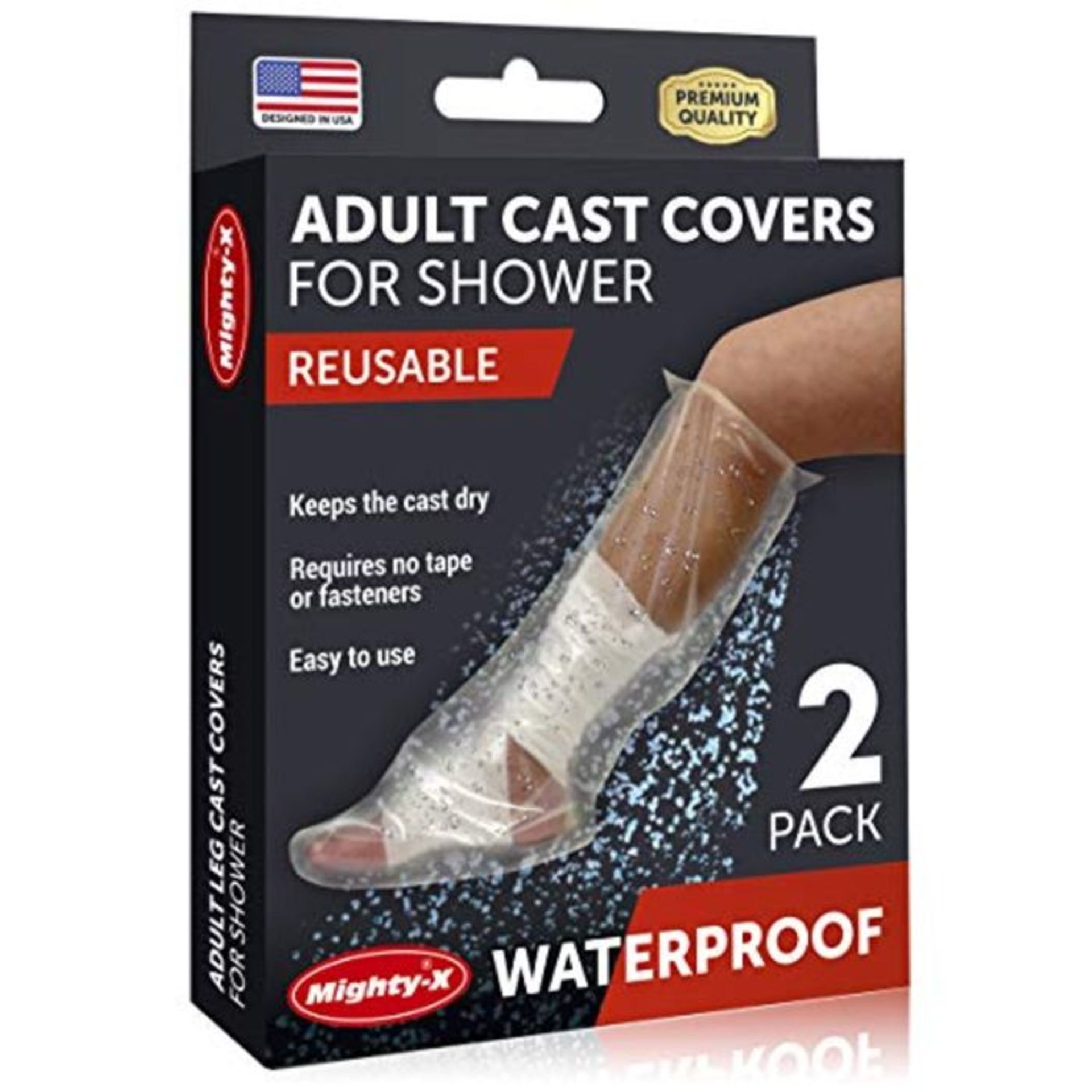 100% Waterproof Leg Protector for Showering - ã¬ ýÿ2020 Upgradedã¬  Watertight