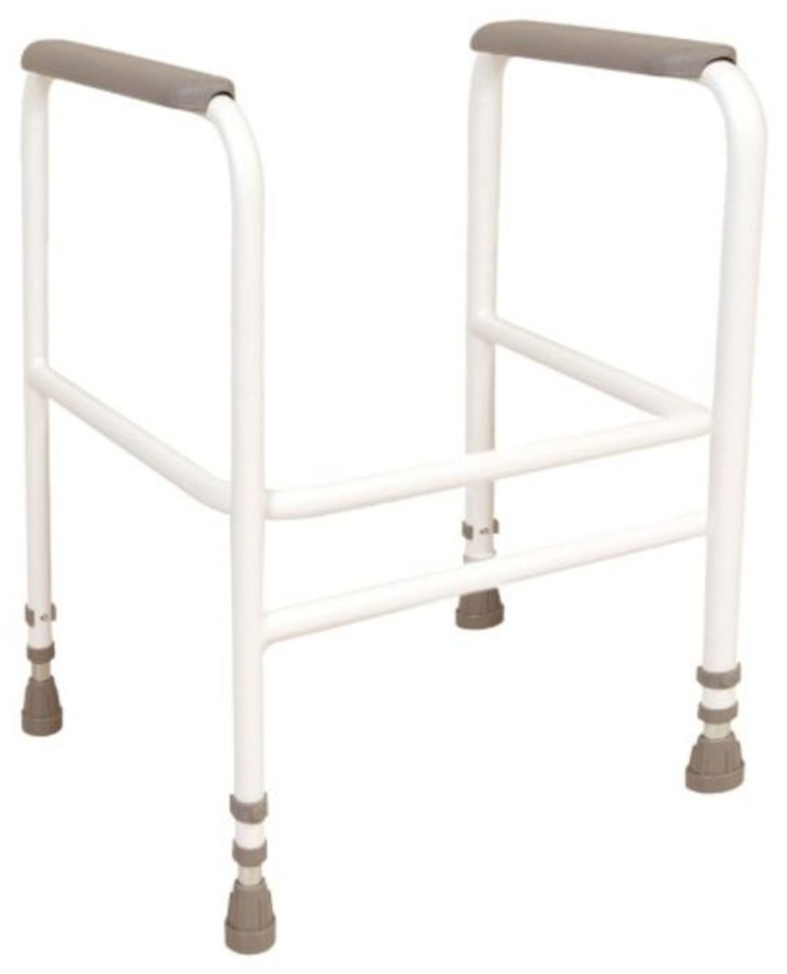 NRS Healthcare M00869 Free Standing Toilet Frame - Height Adjustable (Eligible for VAT