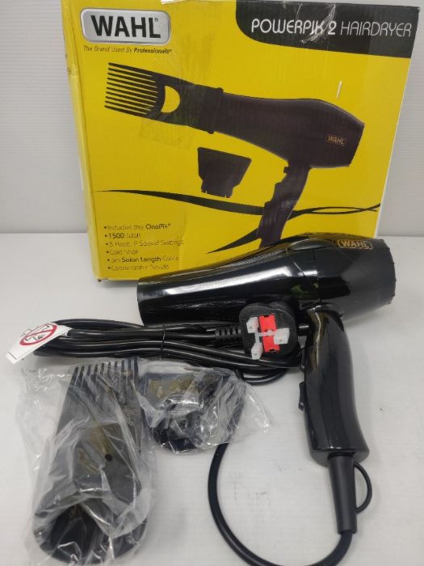 Wahl Hairdryers for Women Powerpik 2 Hair Dryer with Pik Attachment, Afro Hairdryer - Image 2 of 2