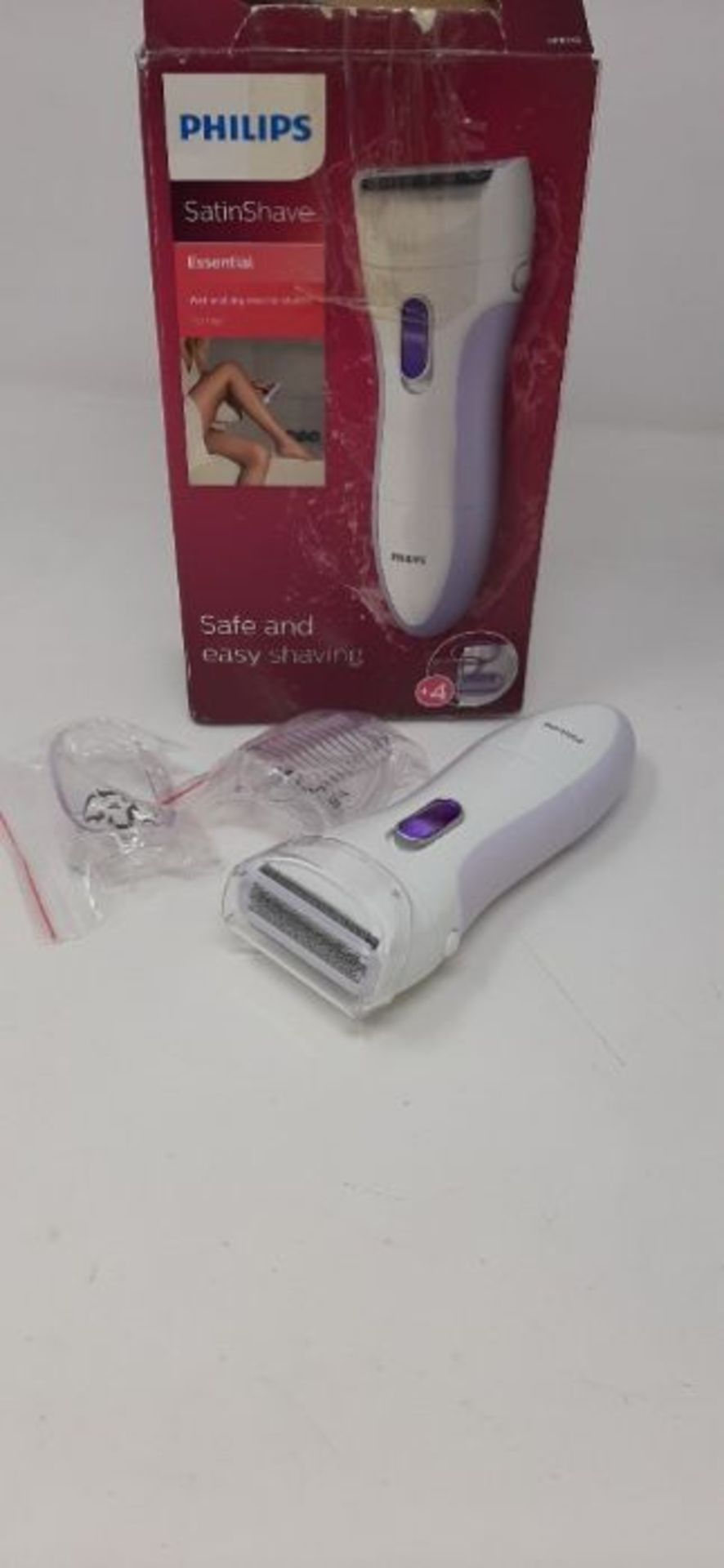 Philips Ladyshave Wet & Dry HP6342/00Â | Battery Operated Lady Shaver Lady Trimmer I - Image 2 of 2