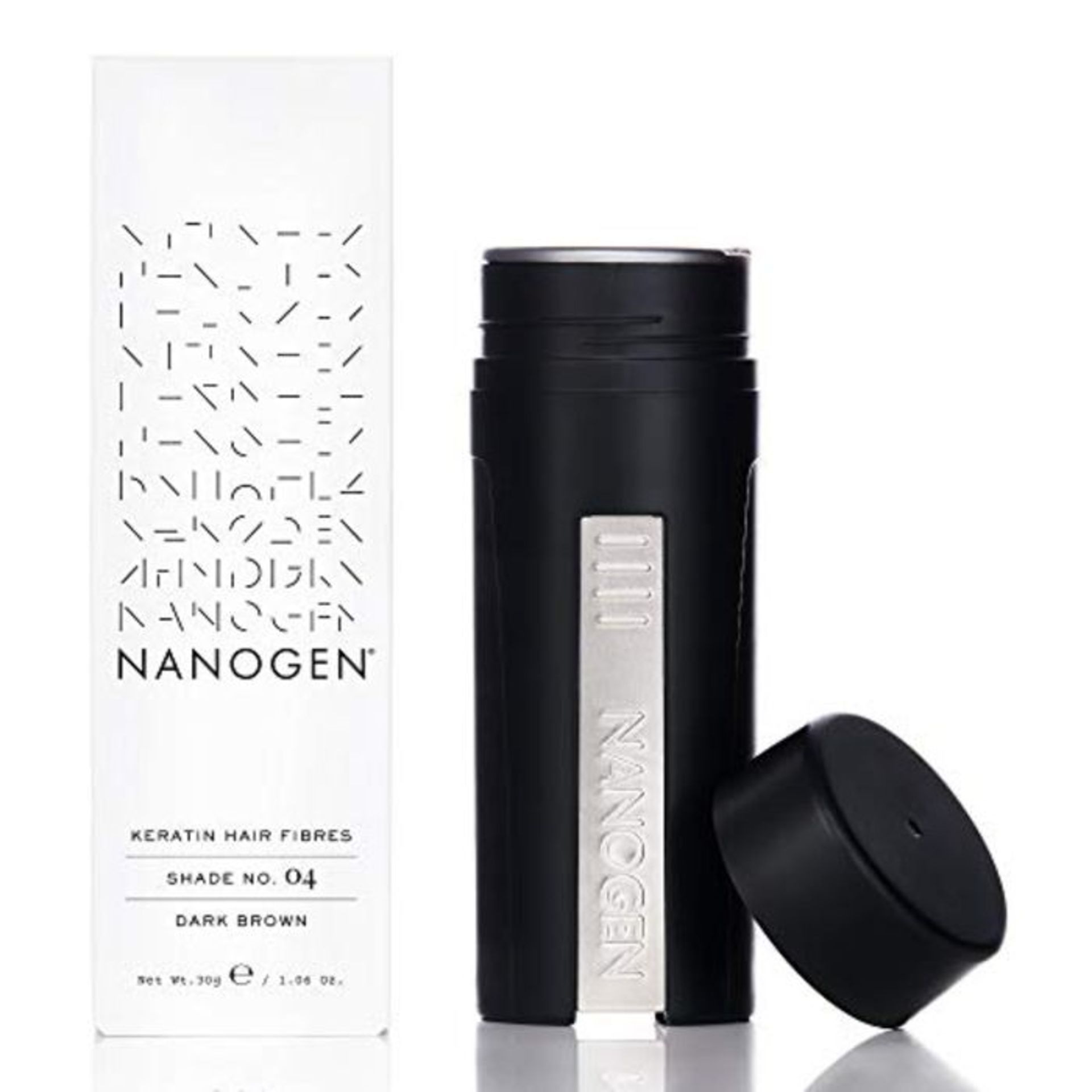 Nanogen Keratin Thickening Hair Fibres, 30 g, Dark Brown