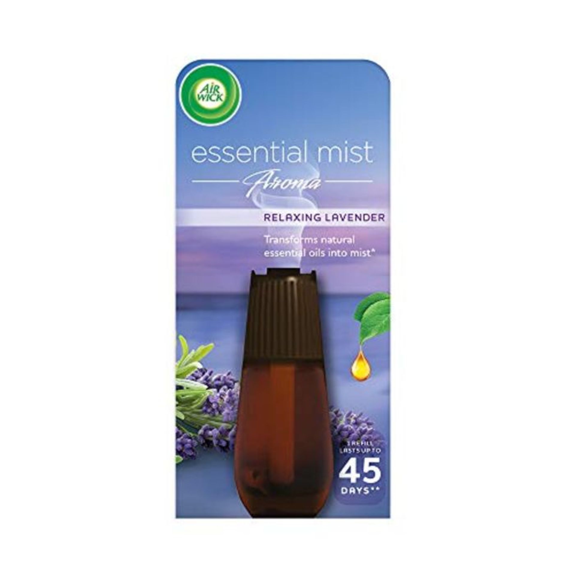 Airwick Air Freshener Essential Mist Refill, Relaxing Lavender, 20ml