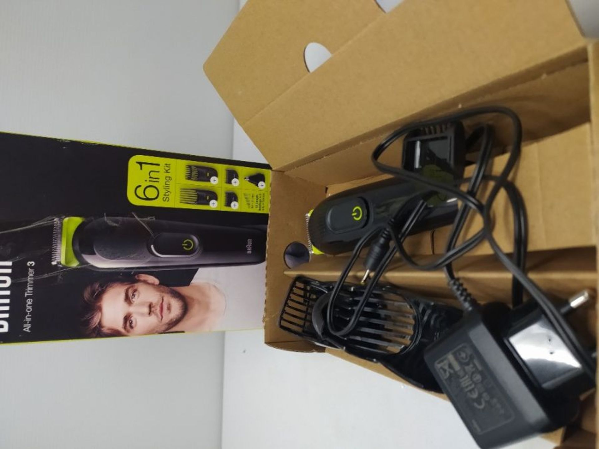 Braun 6-in-1 All-in-one Trimmer 3 MGK3221, Hair Clipper and Beard Trimmer with Lifetim - Image 2 of 2