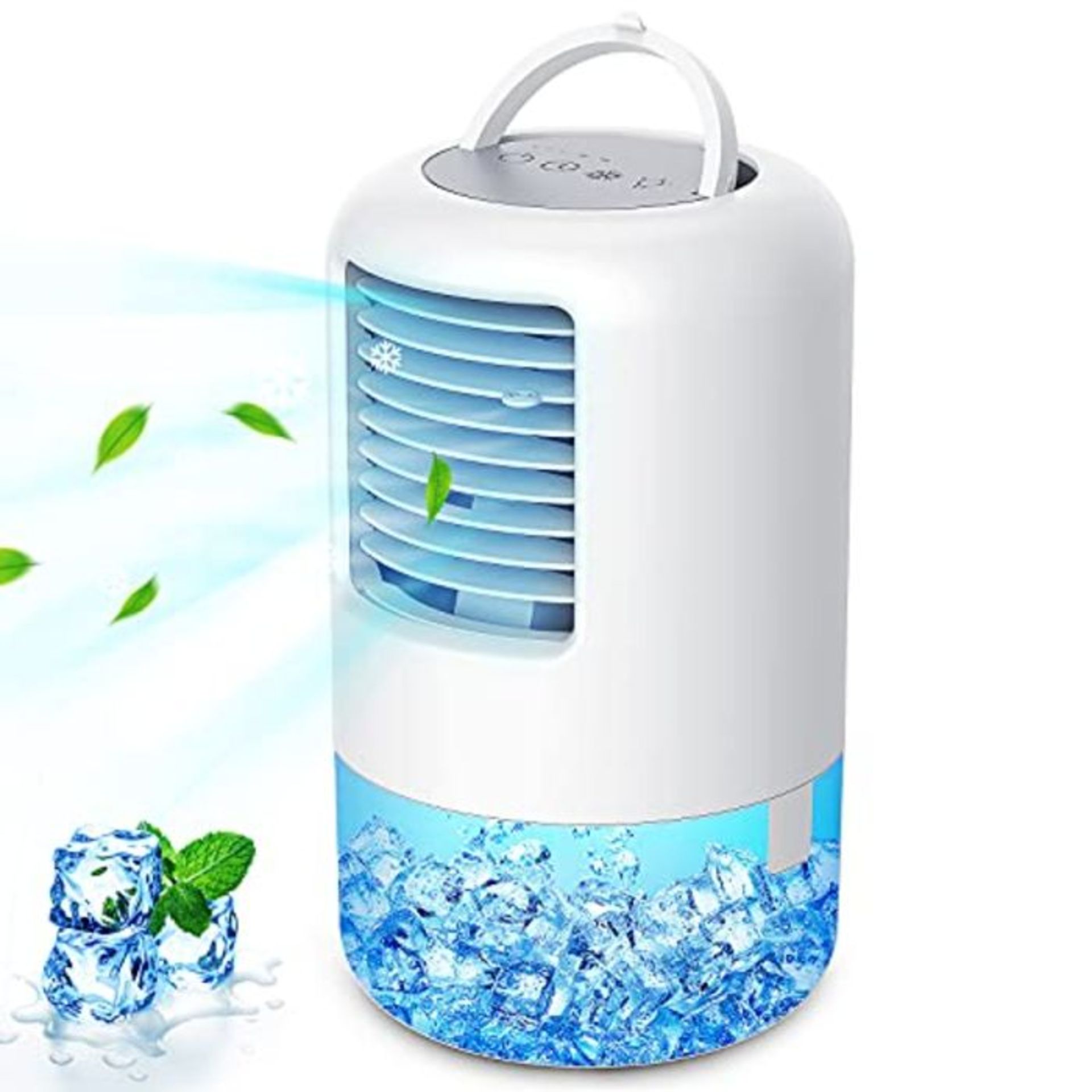 Hanmulee Portable Air Cooler, Mini Air Conditioners Humidifier Evaporative Cooler | 3