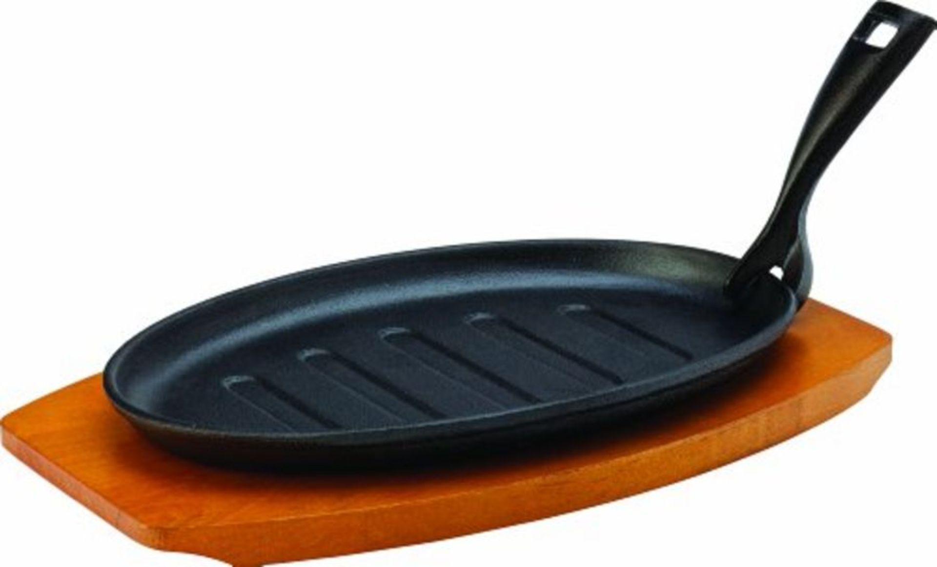 Utopia Cast Iron & Boards, MH7009-000000-B01001, Sizzle Platter 10.75" (27cm) - with W