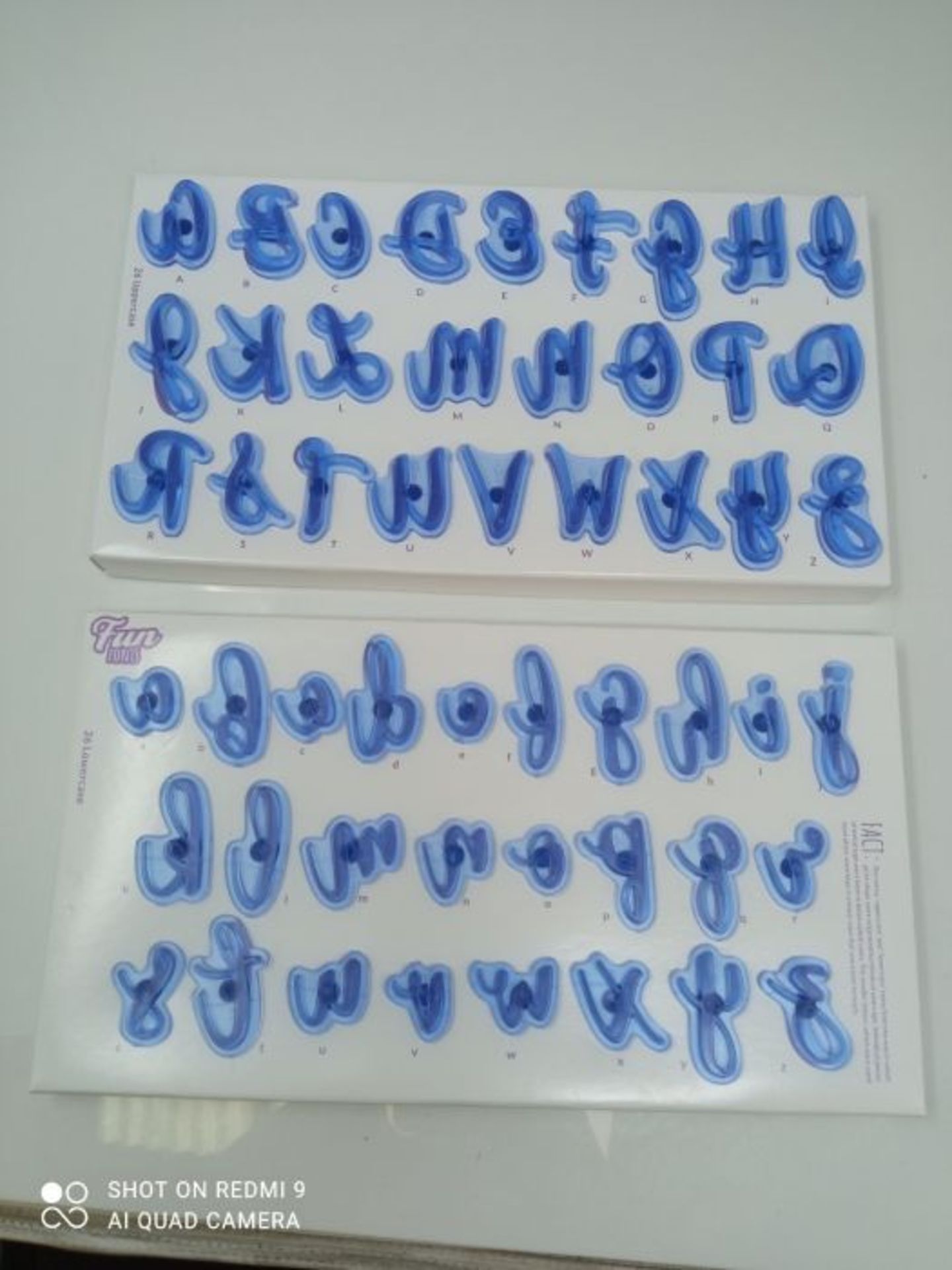 PME FF52 Fun Fonts-Alphabet Stamp Set of 52, Upper and Lower Case, Collection 1 - Image 3 of 3