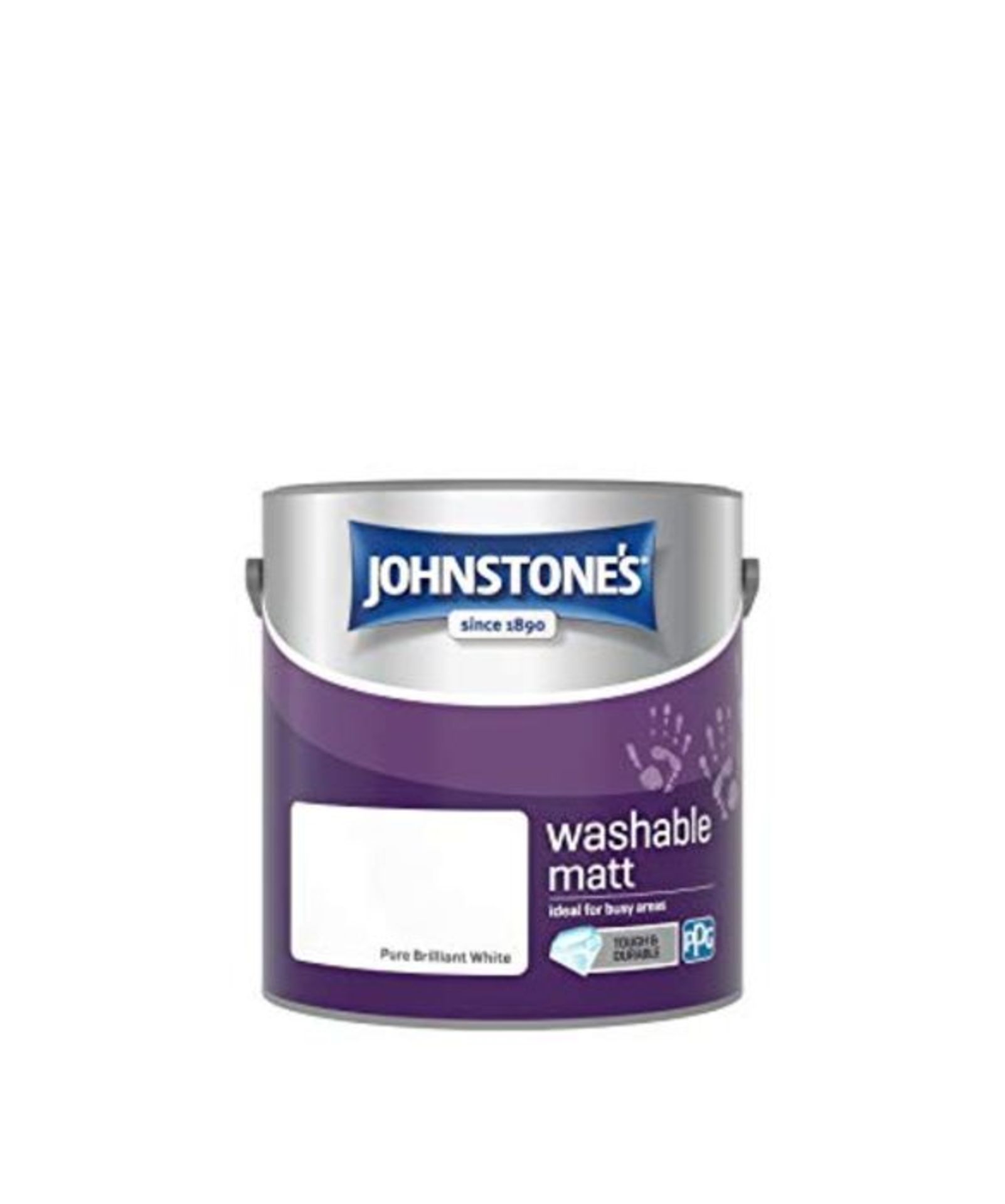 Johnstone's 389569 - Washable Paint - Matt - Stain Resistant - Highly Durable - Low Od