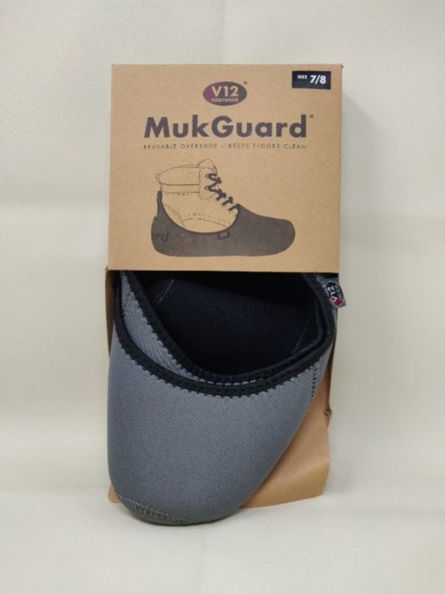 V12 MukGuard, Reusable Slip Resistant Neoprene Overshoe, M (07/08), Grey - Image 2 of 3