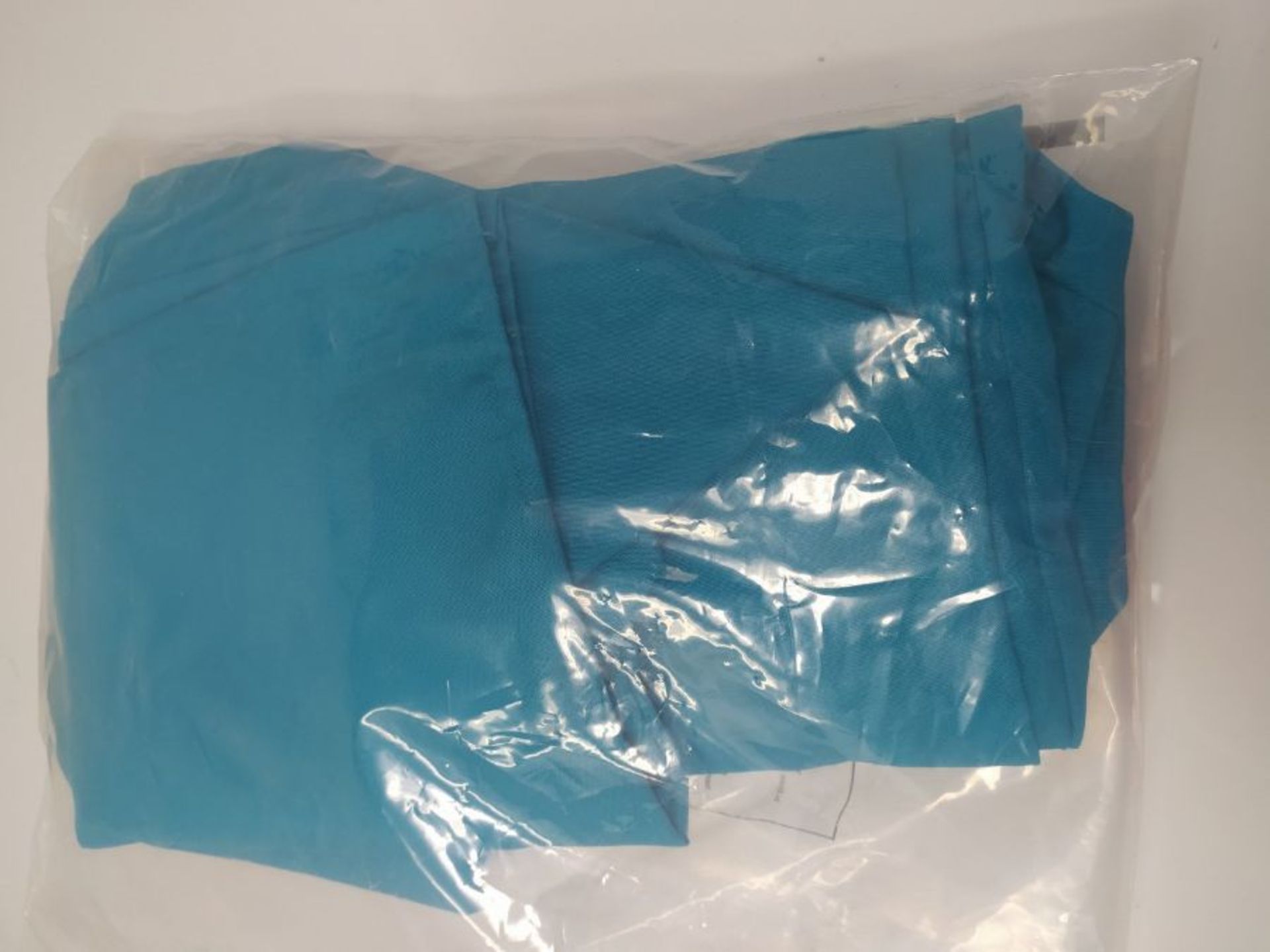 Sivvan Unisex Classic Scrub Set V-Neck Top/Drawstring Trousers - S8400 - Teal Blue - L - Image 2 of 2