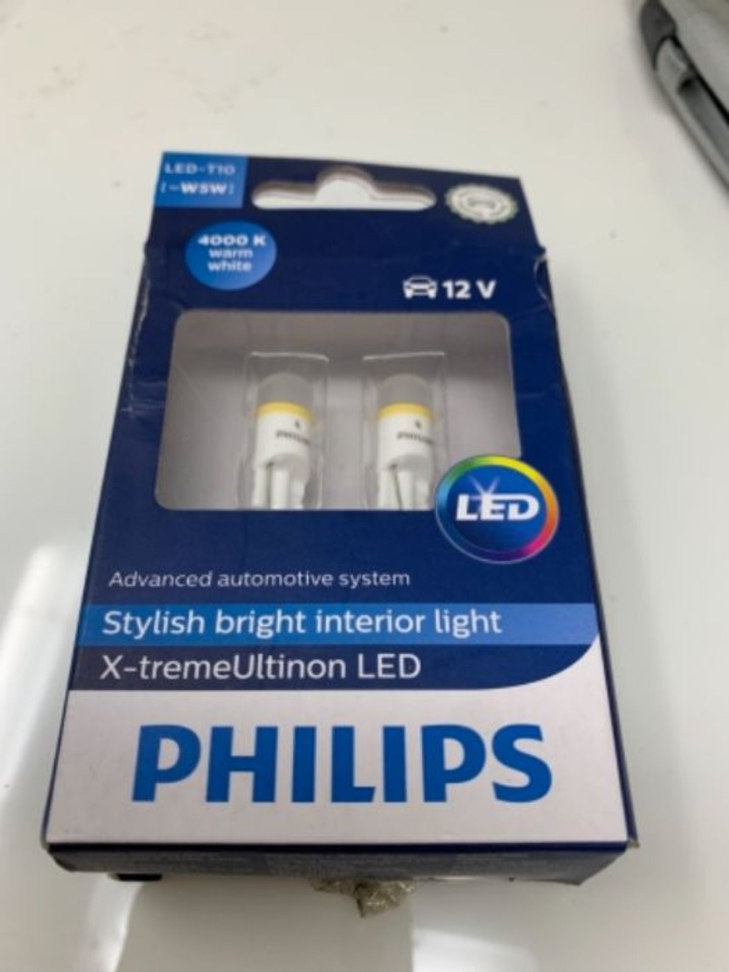 Philips X-tremeVision LED W5W T10 4000K 127994000KX2, 2er Karton - Image 2 of 2