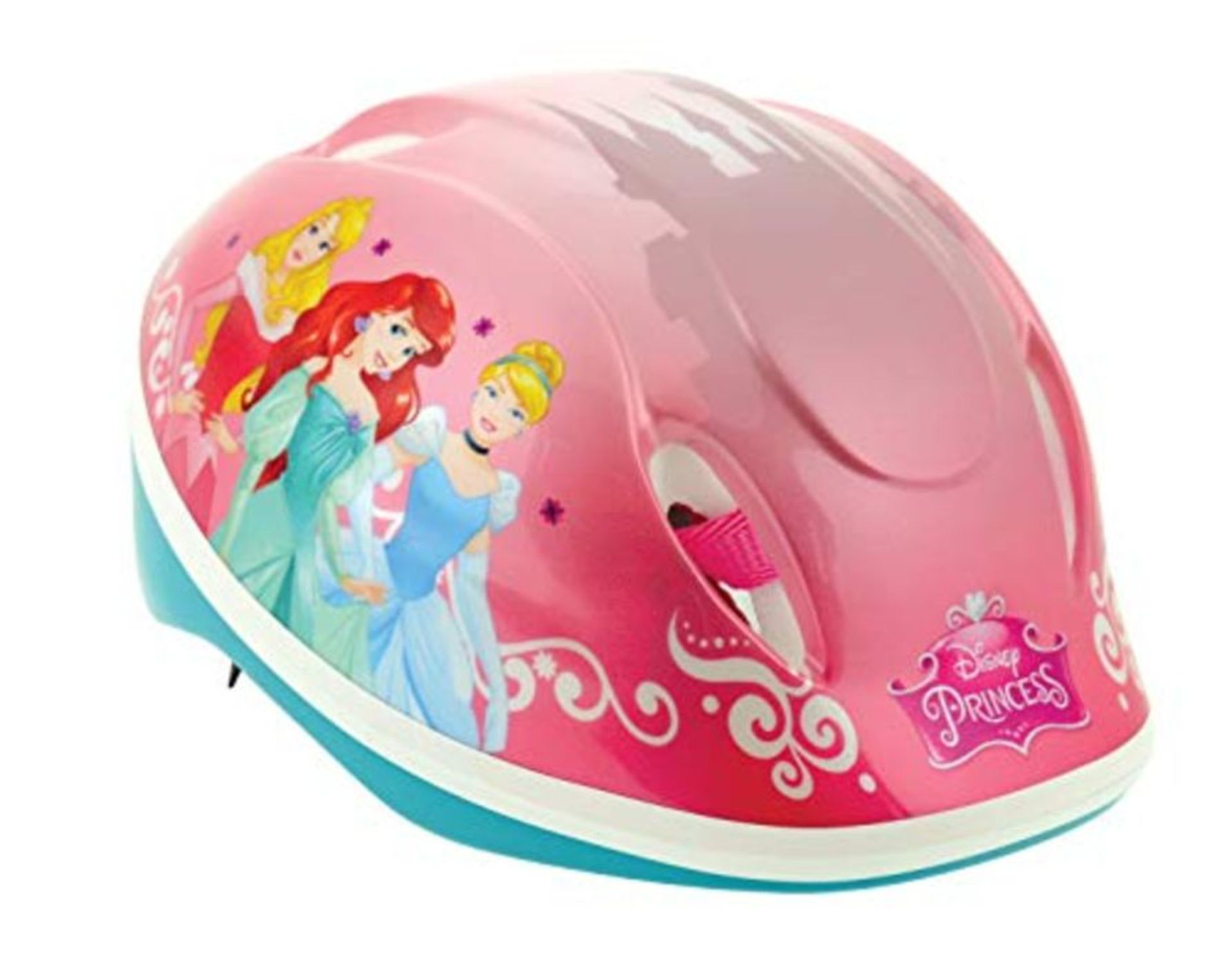 Disney Princess Girls Safety Helmet, Purple, 48-54cm