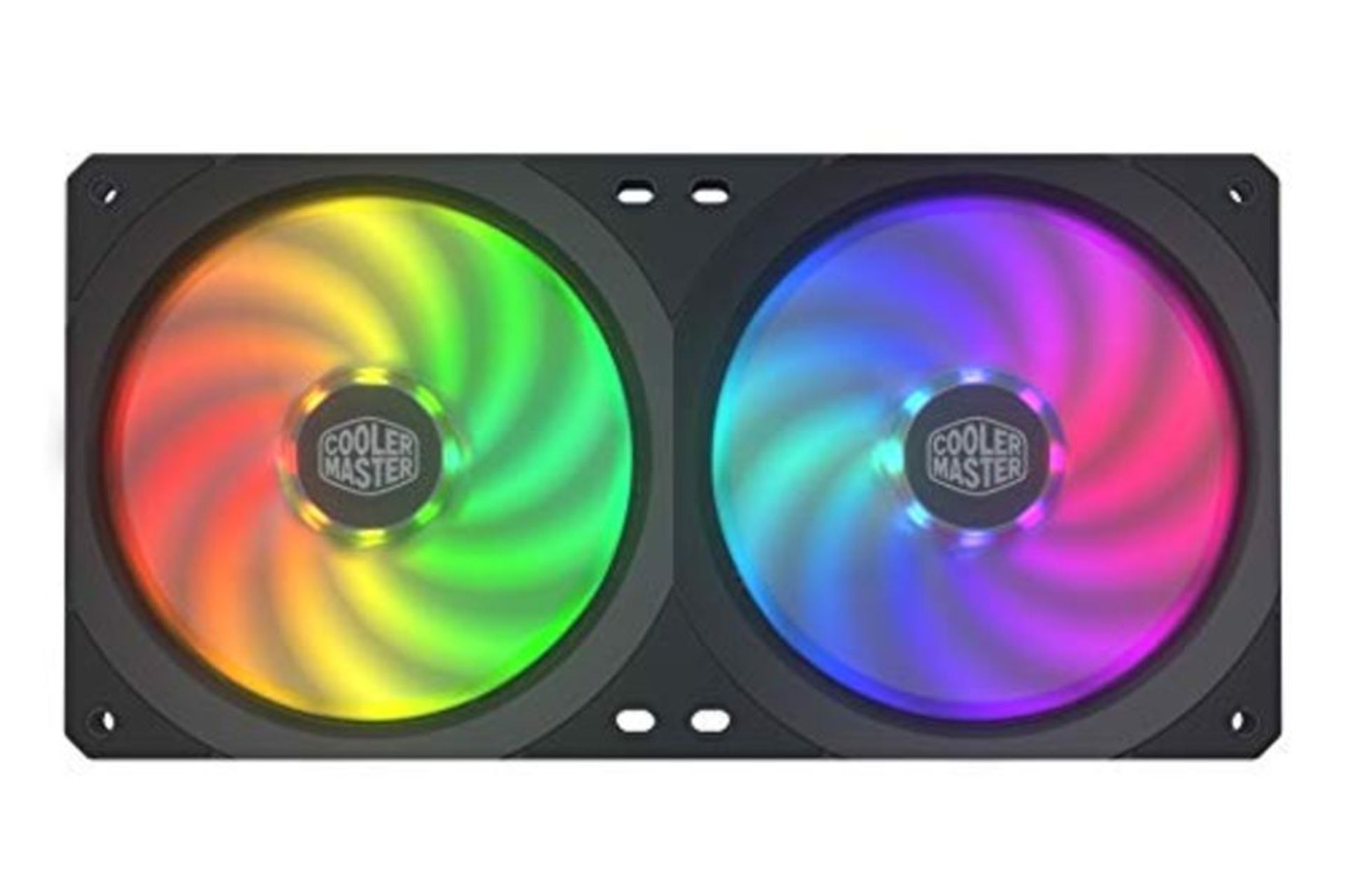 Cooler Master MasterFan SF240R ARGB Case & Cooling Fans -Easy-to-Install Square-Frame