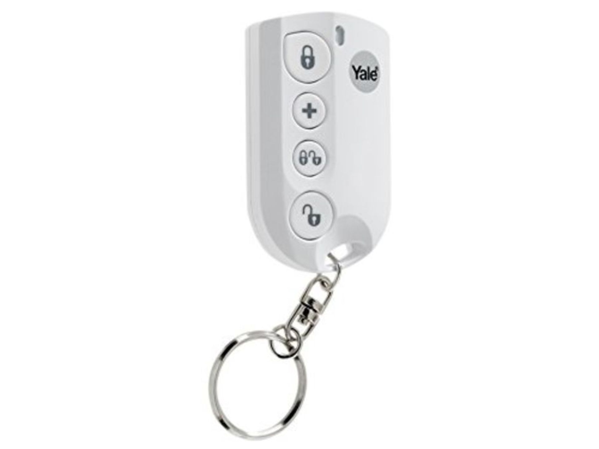 Yale EF-KF Easy Fit Alarm Remote Keyfob, White, DIY Friendly, Accessory for SR & EF Al