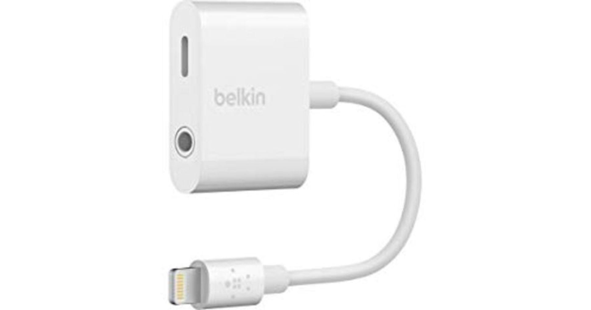 Belkin 3.5 mm Audio + Charge Rockstar (iPhone Aux Adapter/iPhone Charging Adapter for