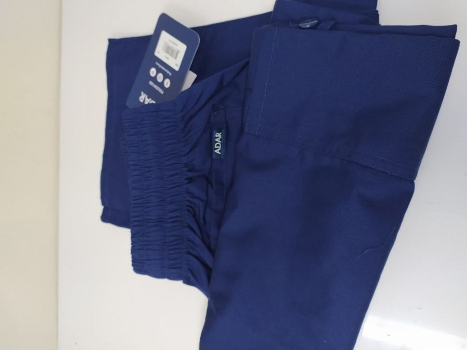 Adar Universal Scrubs for Women - Tapered Cargo Scrub Pants - 506 - Navy - XS - Image 2 of 2