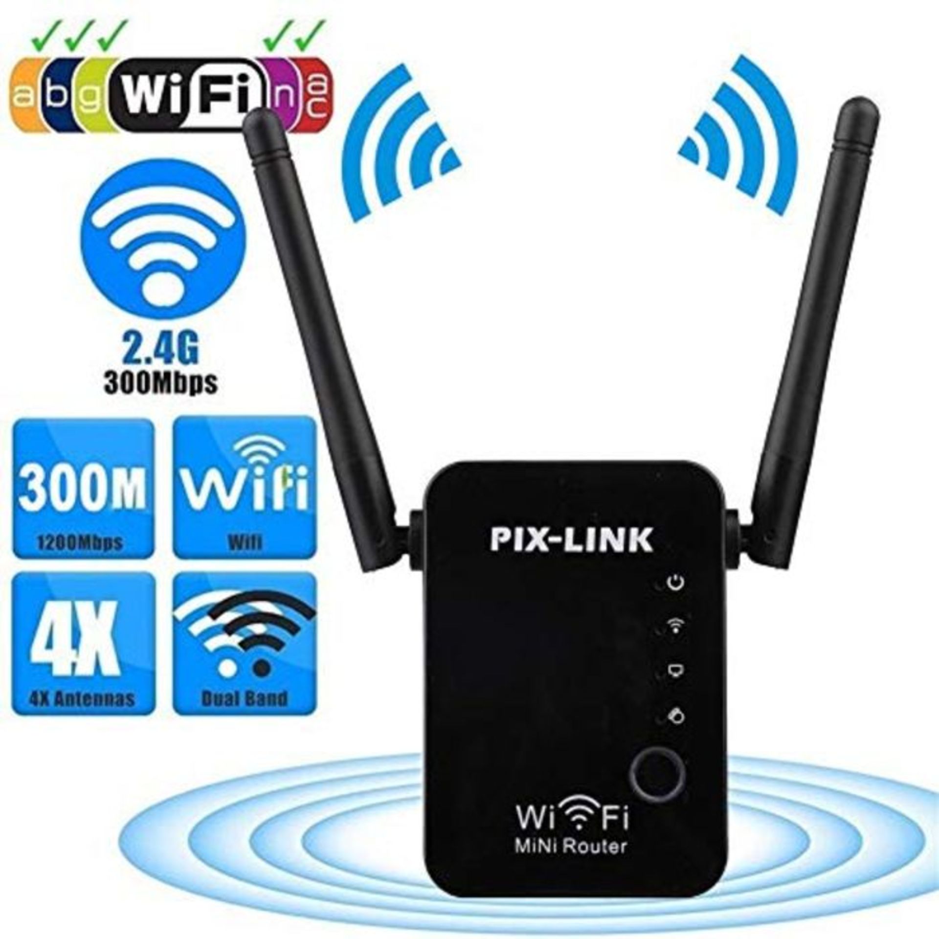 PIX-LINK WR17 Wireless Wi-Fi Router Amplifier