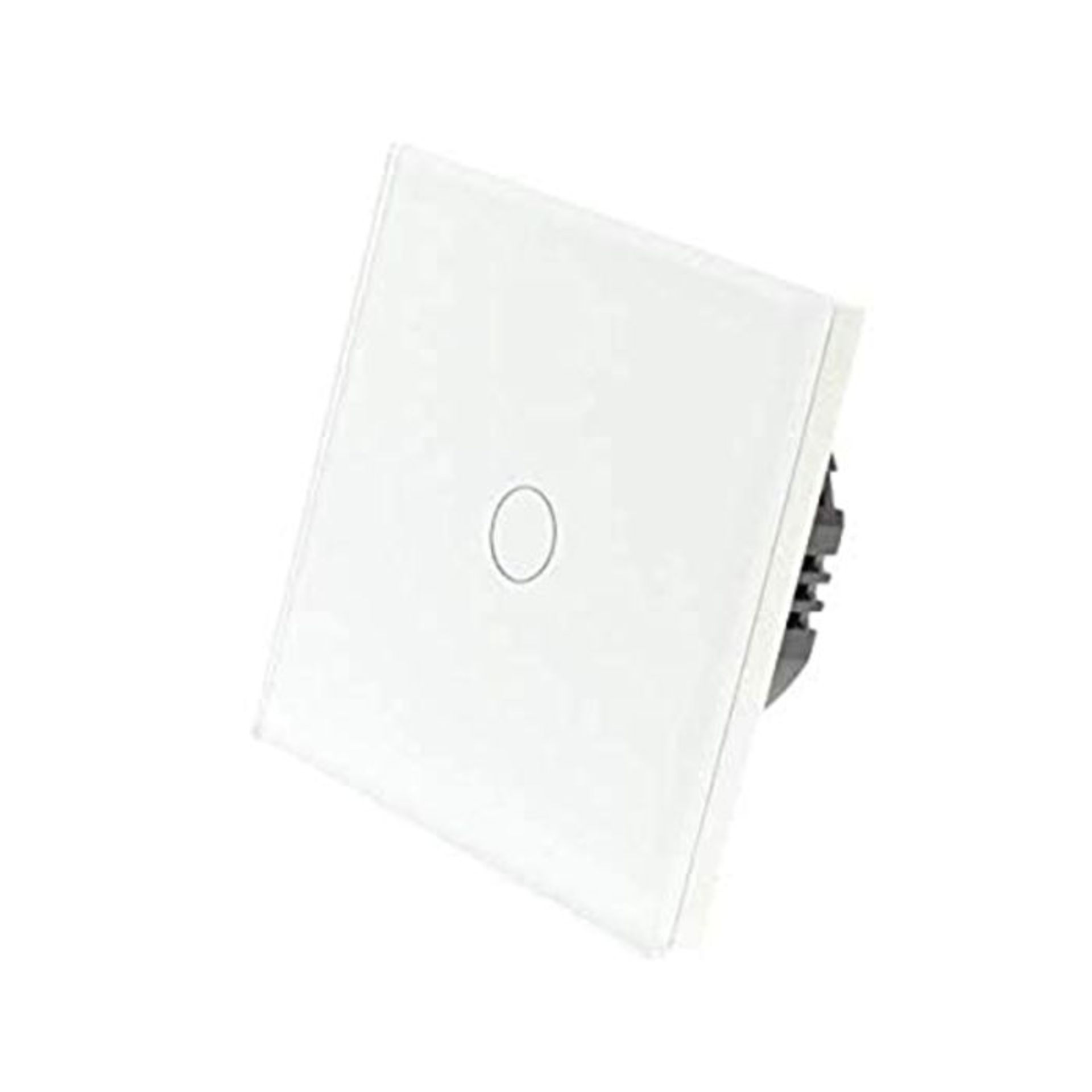 Dimmer Touch Sensitive Light Switch 1 Gang 2 Way White Glass Panel