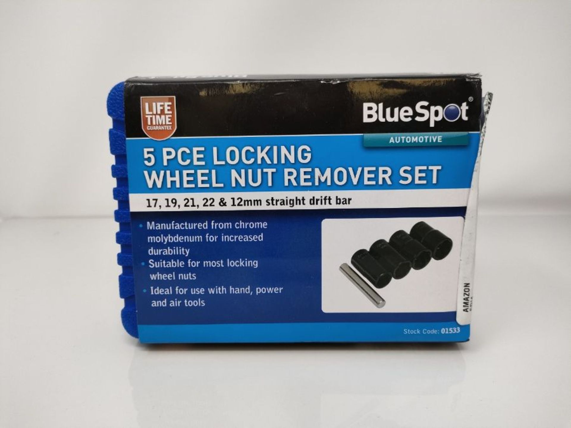 Blue Spot 01533 BlueSpot 5 PCE Locking Wheel Nut Remover Set - Image 2 of 3