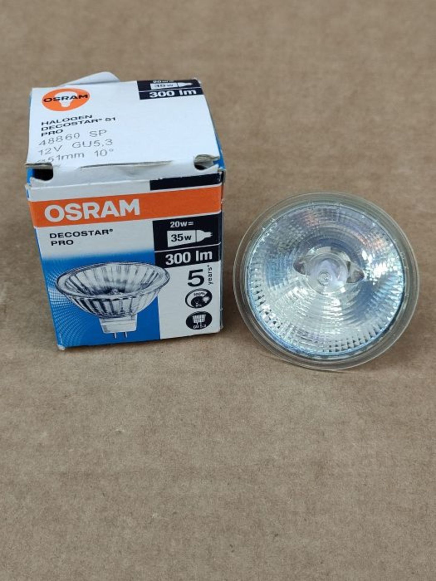Osram 48860 ECO SP 20 W Halogen Bulb, Warm White - Image 2 of 2