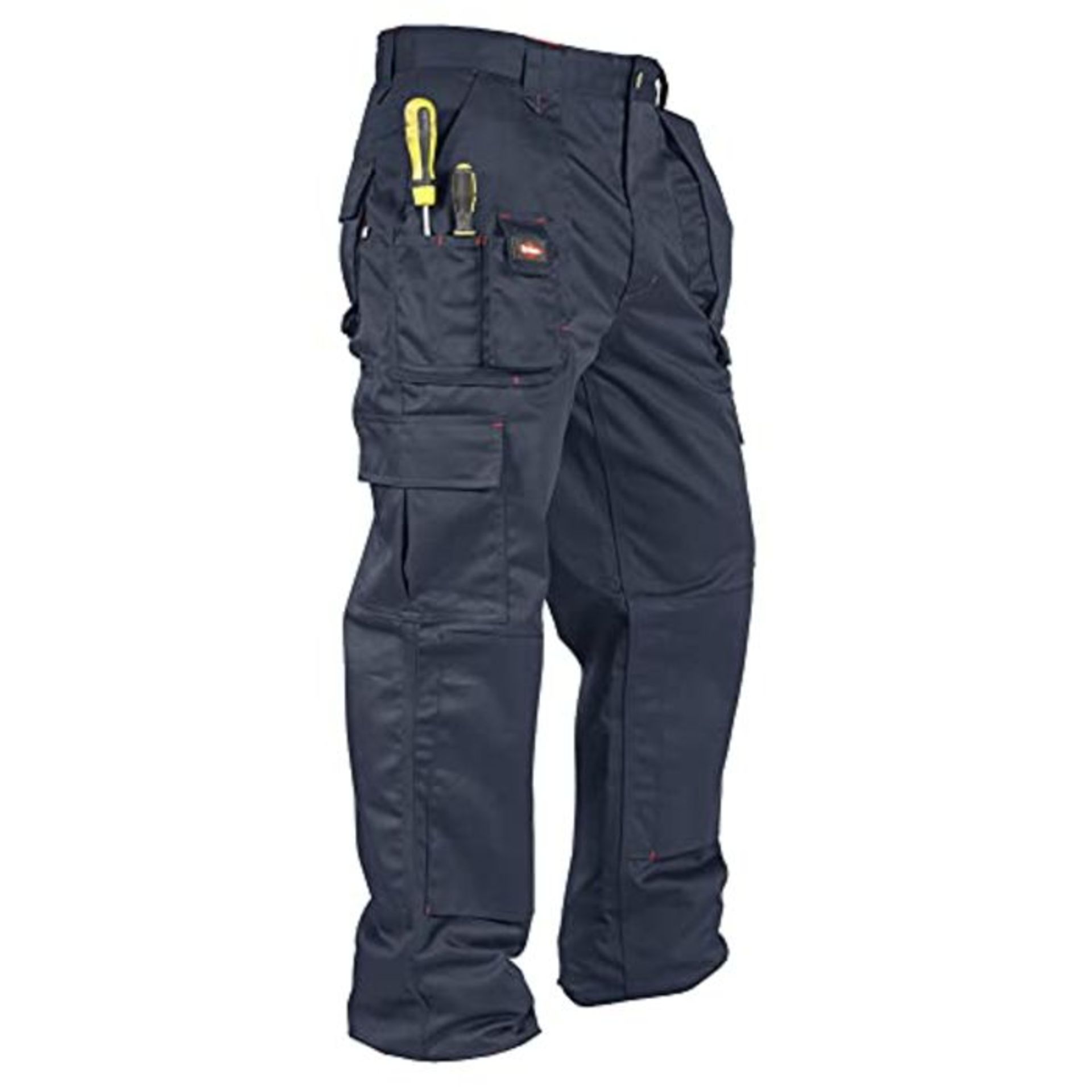 Lee Cooper Workwear Mens Multi Pocket Easy Care Heavy Duty Knee Pad Pockets Safety Wor