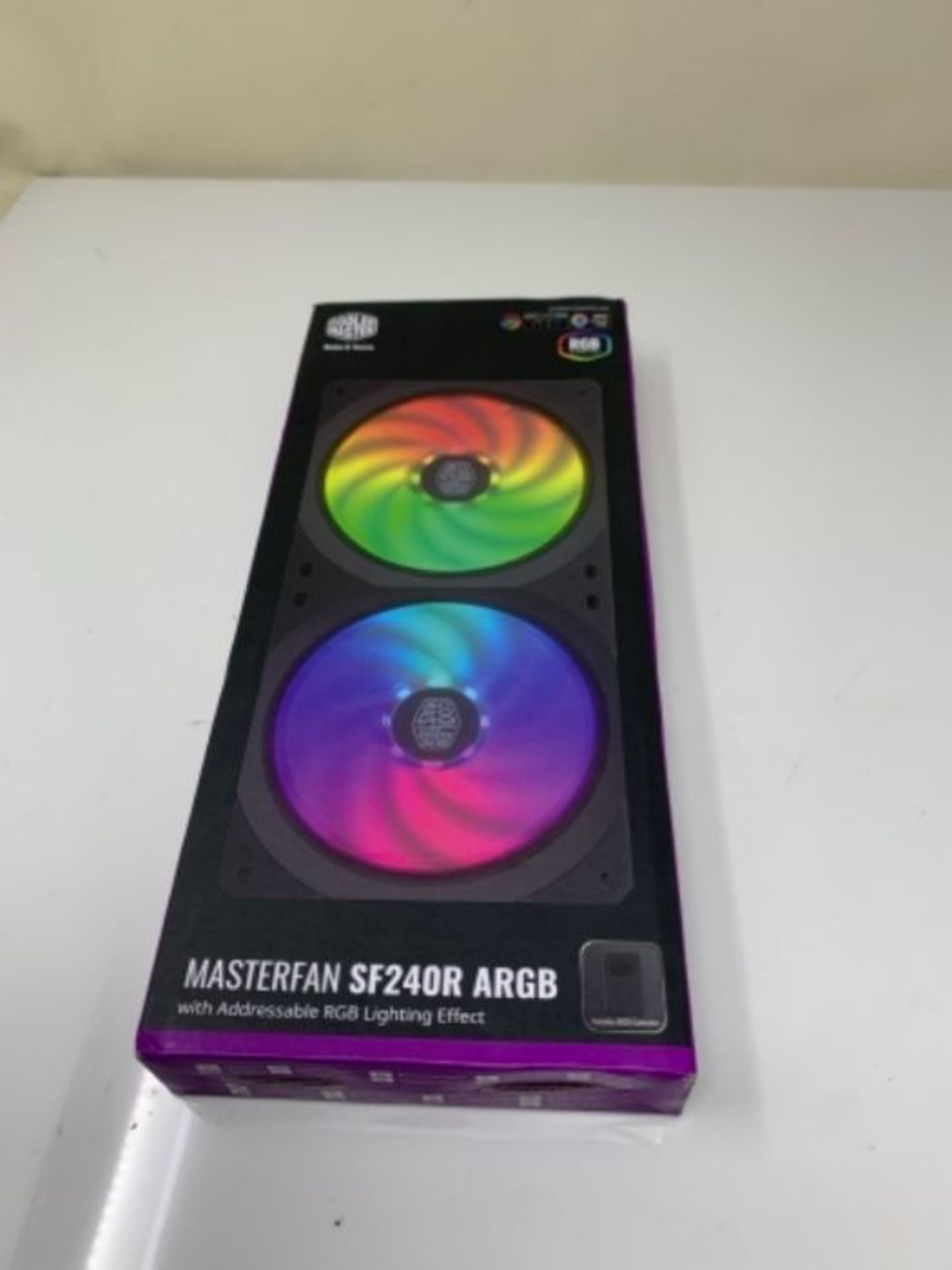 Cooler Master MasterFan SF240R ARGB Case & Cooling Fans -Easy-to-Install Square-Frame - Image 2 of 3