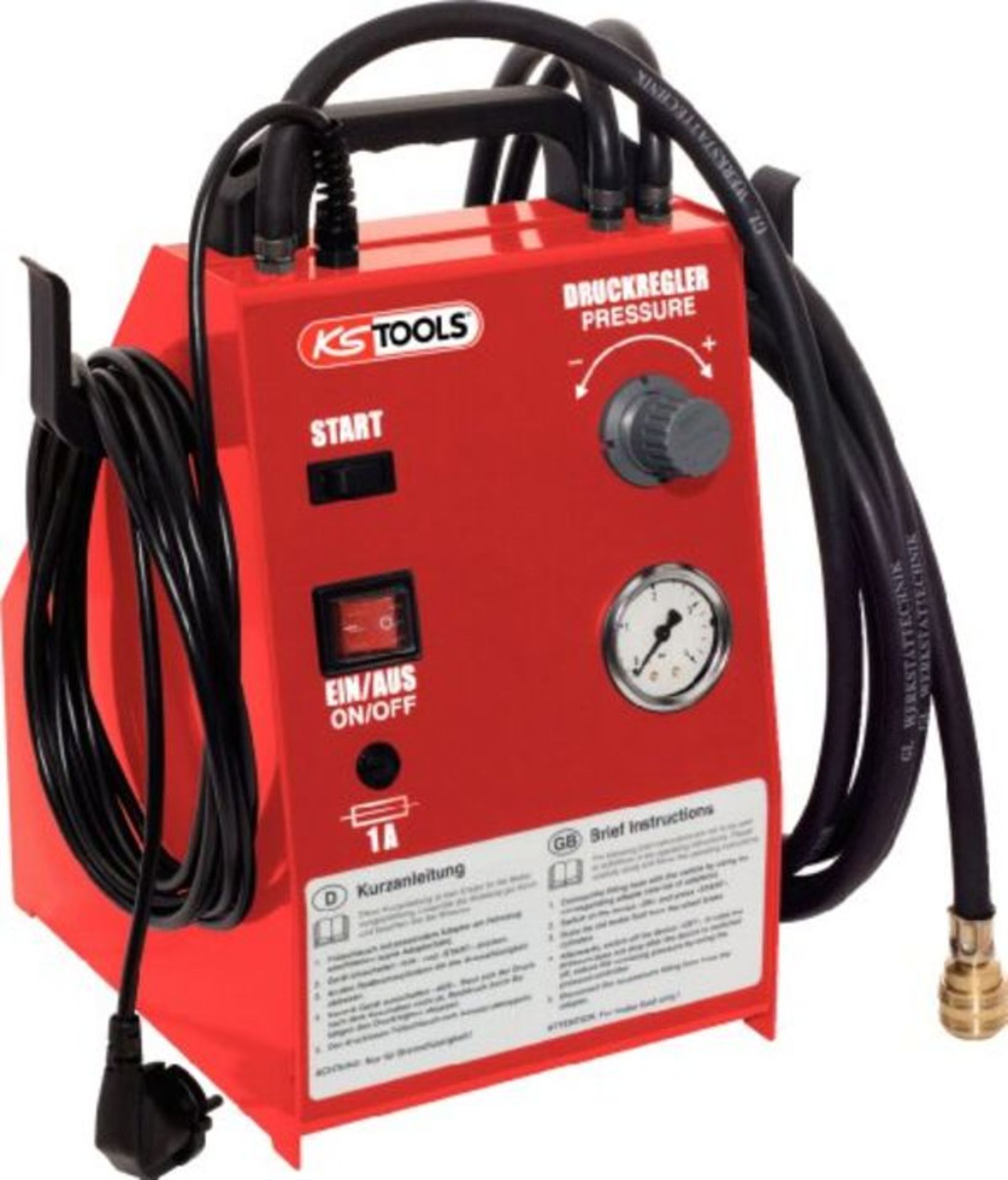 RRP £367.00 KS Tools 160.0700 Brake bleeder, 5 litre