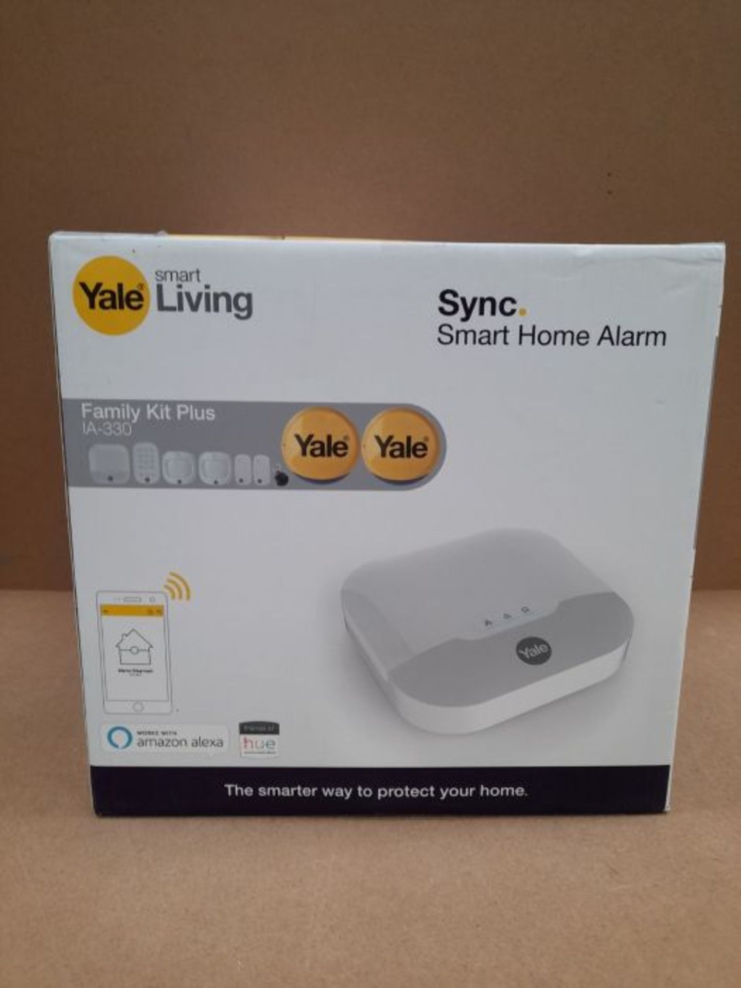 RRP £327.00 Yale IA-330 Sync Smart Home Security Alarm, 9 Piece Kit, Self Monitored, No Contract, - Image 2 of 3