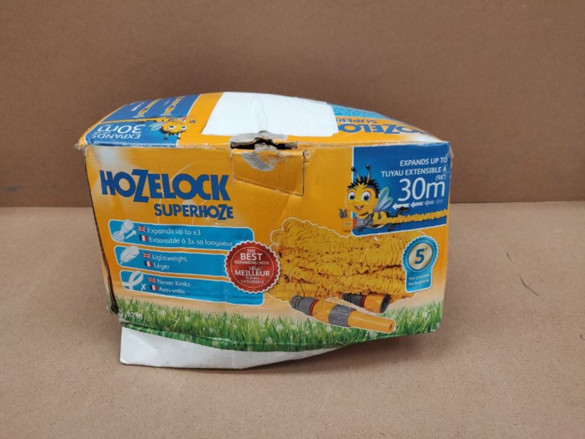 Hozelock 8230 8000 30m Superhoze Hosepipe, Yellow & Grey - Image 2 of 3