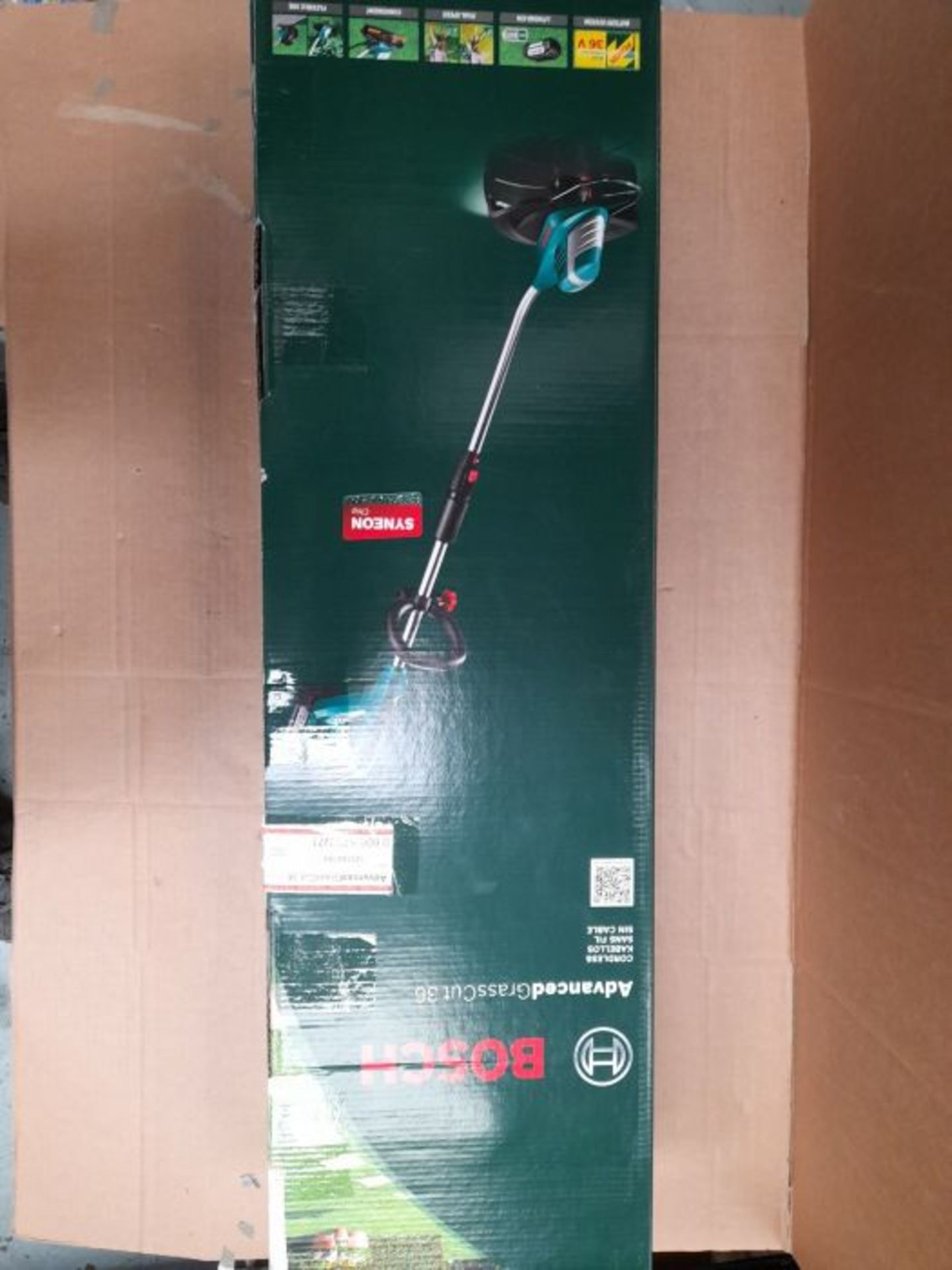 RRP £198.00 Bosch 0600878N71 Cordless Grass Trimmer AdvancedGrassCut 36 (1 battery, 36 V system, i - Image 2 of 3