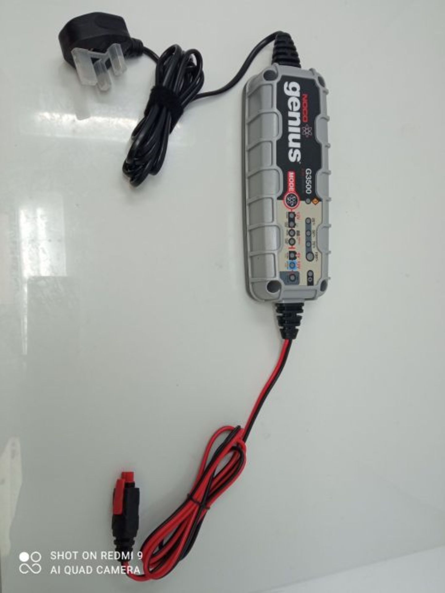 RRP £60.00 NOCO Genius G3500UK 6V and 12V 3.5 Amp Smart Battery Charger and Maintainer - Image 2 of 3
