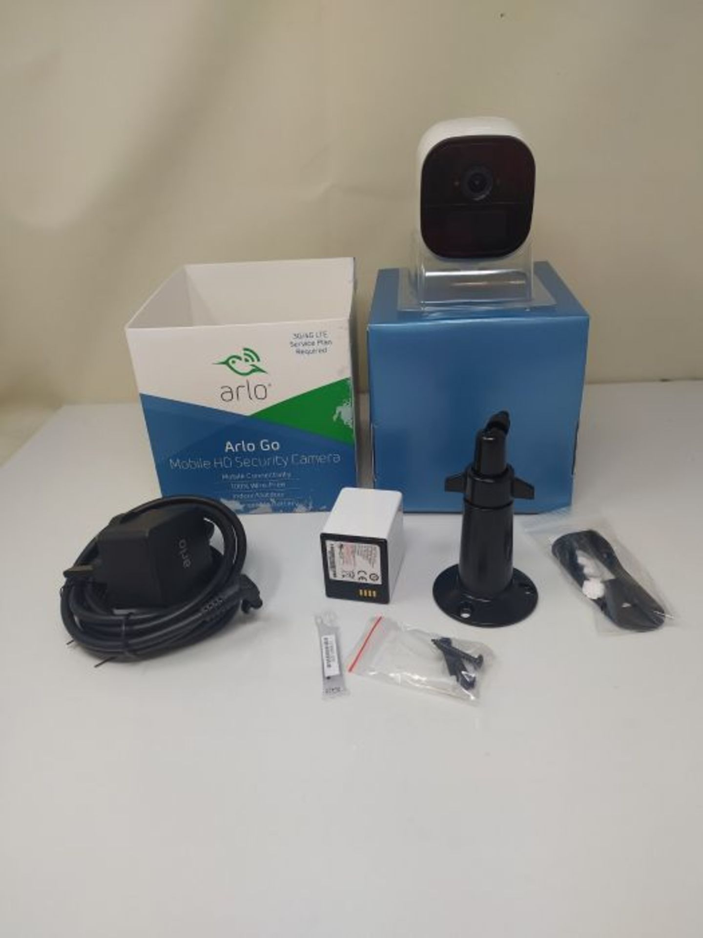 RRP £263.00 Arlo Go Mobile HD Smart Home Security Camera CCTV, LTE Connectivity, Night Vision, Loc - Image 2 of 2