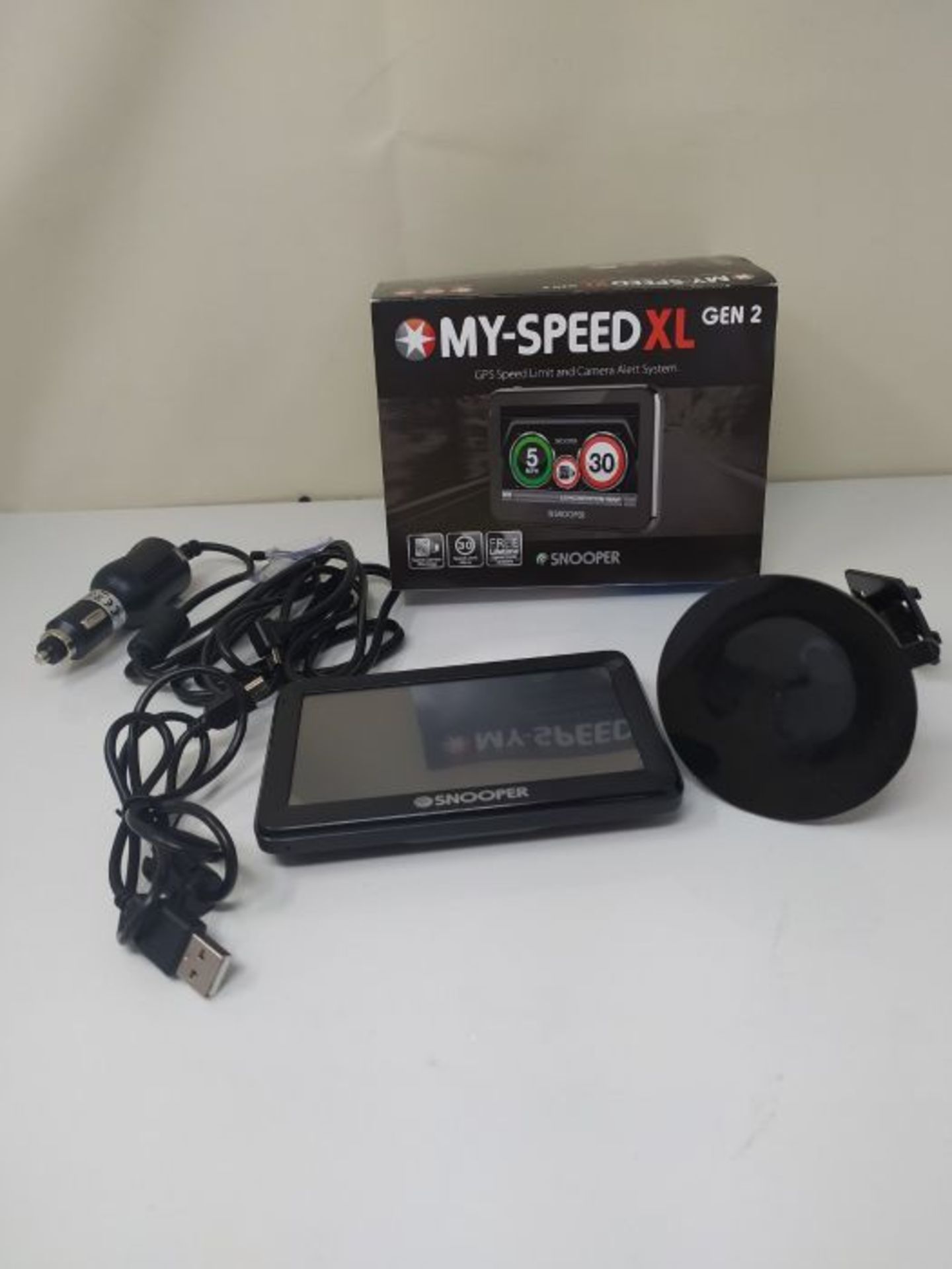 RRP £127.00 Snooper MY-SPEED XL-G2 5" EU Speed Camera Detector and Speed Limit Information System - Image 2 of 2