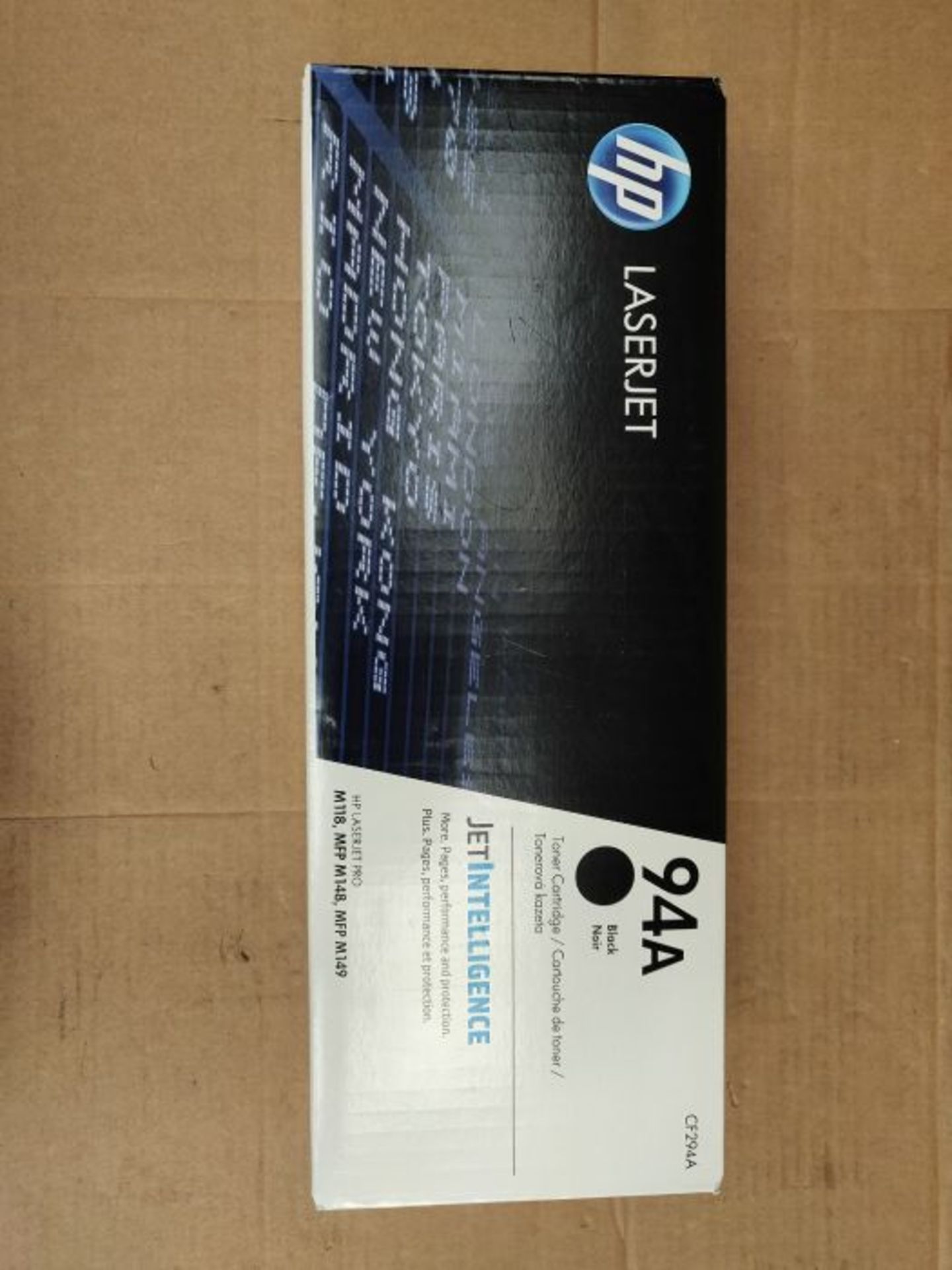 HP CF294A 94A Original LaserJet Toner Cartridge, Black, Single Pack - Image 2 of 2