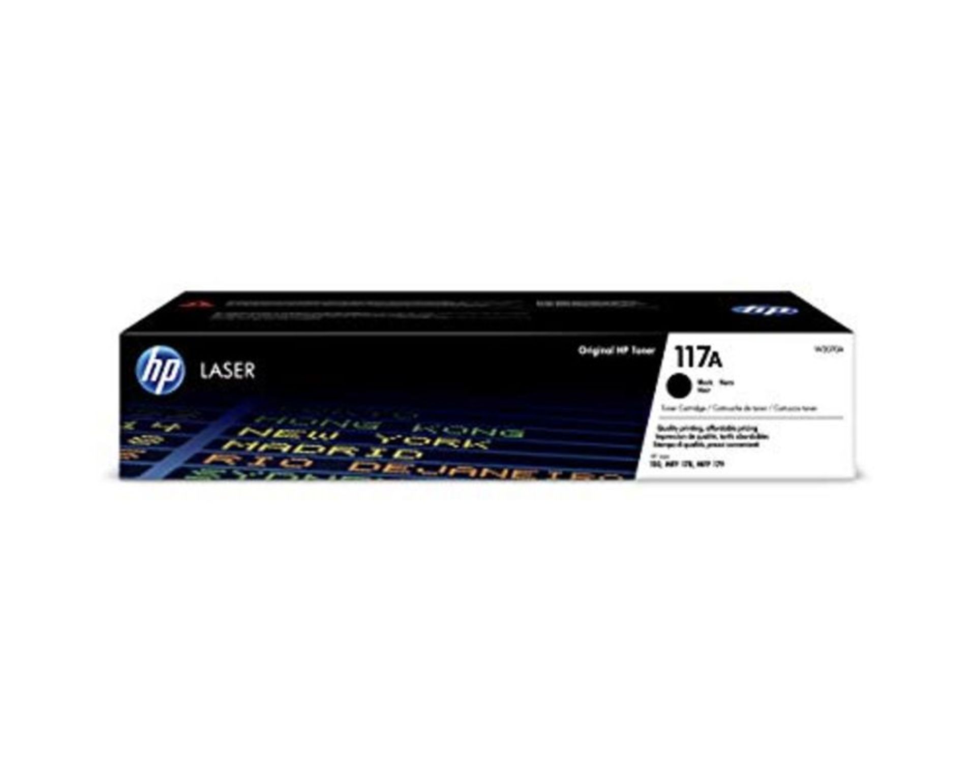 HP W2070A 117A Original Laser Toner Cartridge, Black, Single Pack