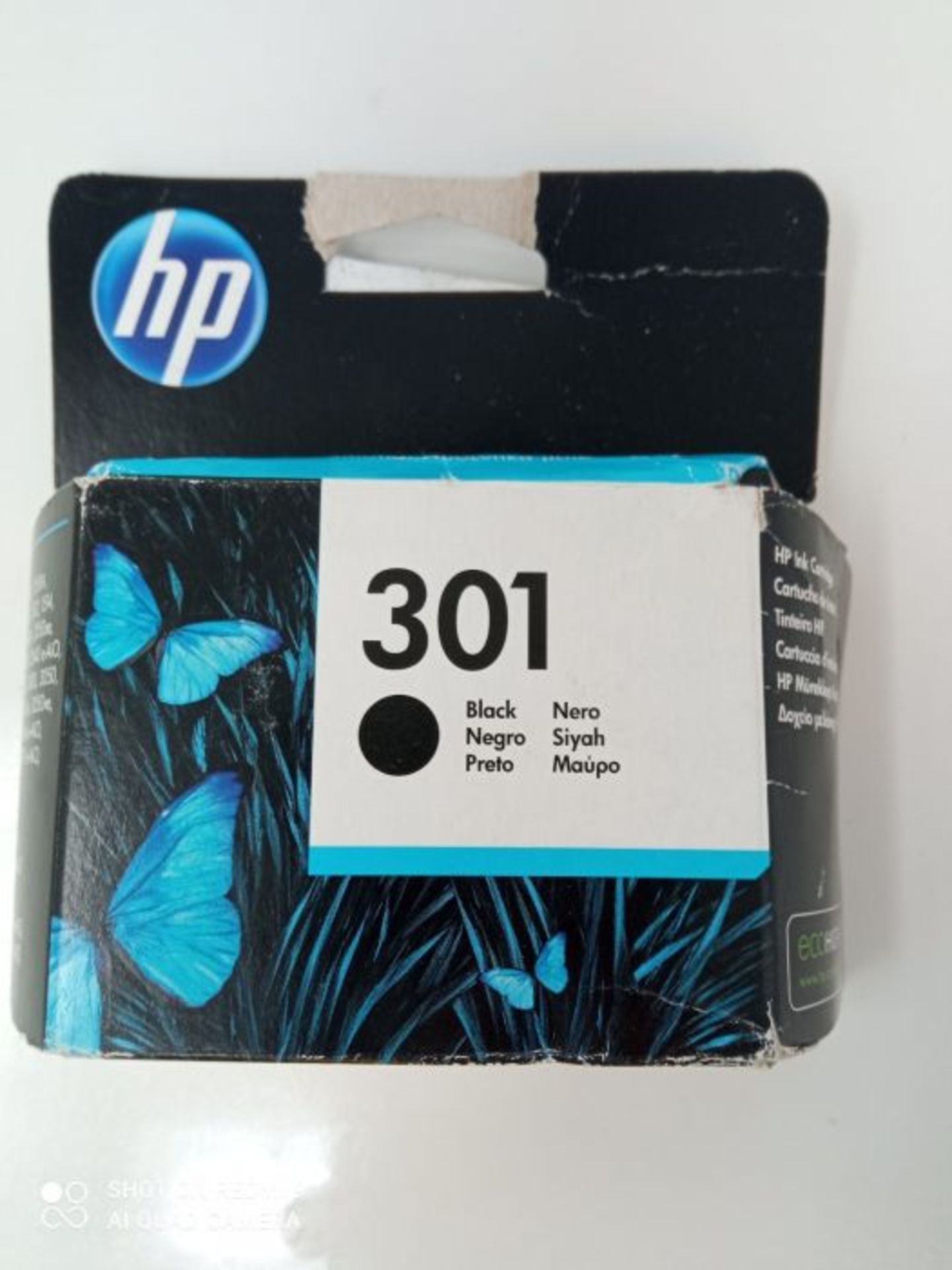 HP CH561EE 301 Original Ink Cartridge, Black, Single Pack - Image 2 of 3