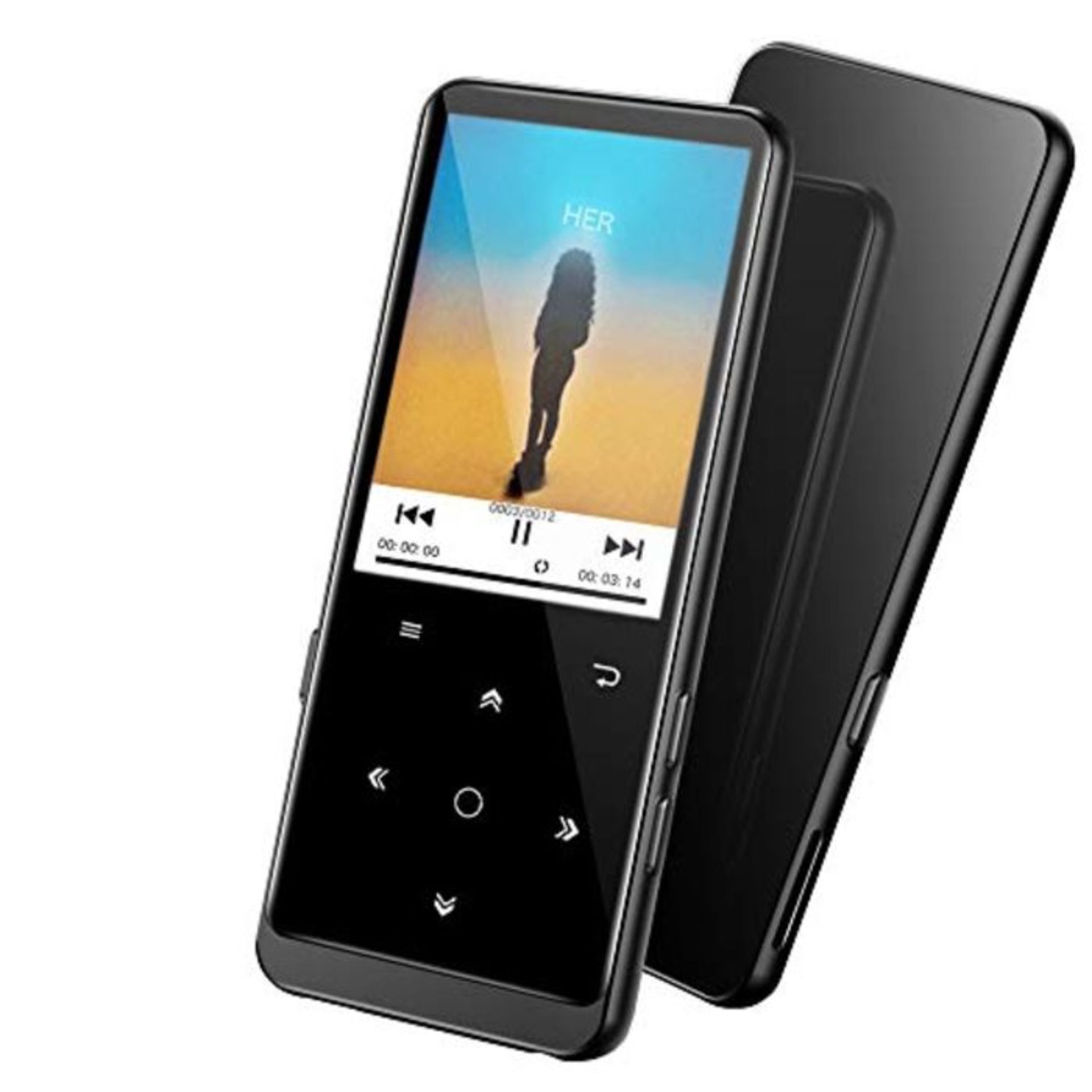 32GB MP3 Player, SUPEREYE MP3 Music Players with Bluetooth 4.2, 2.4" Large Screen, FM